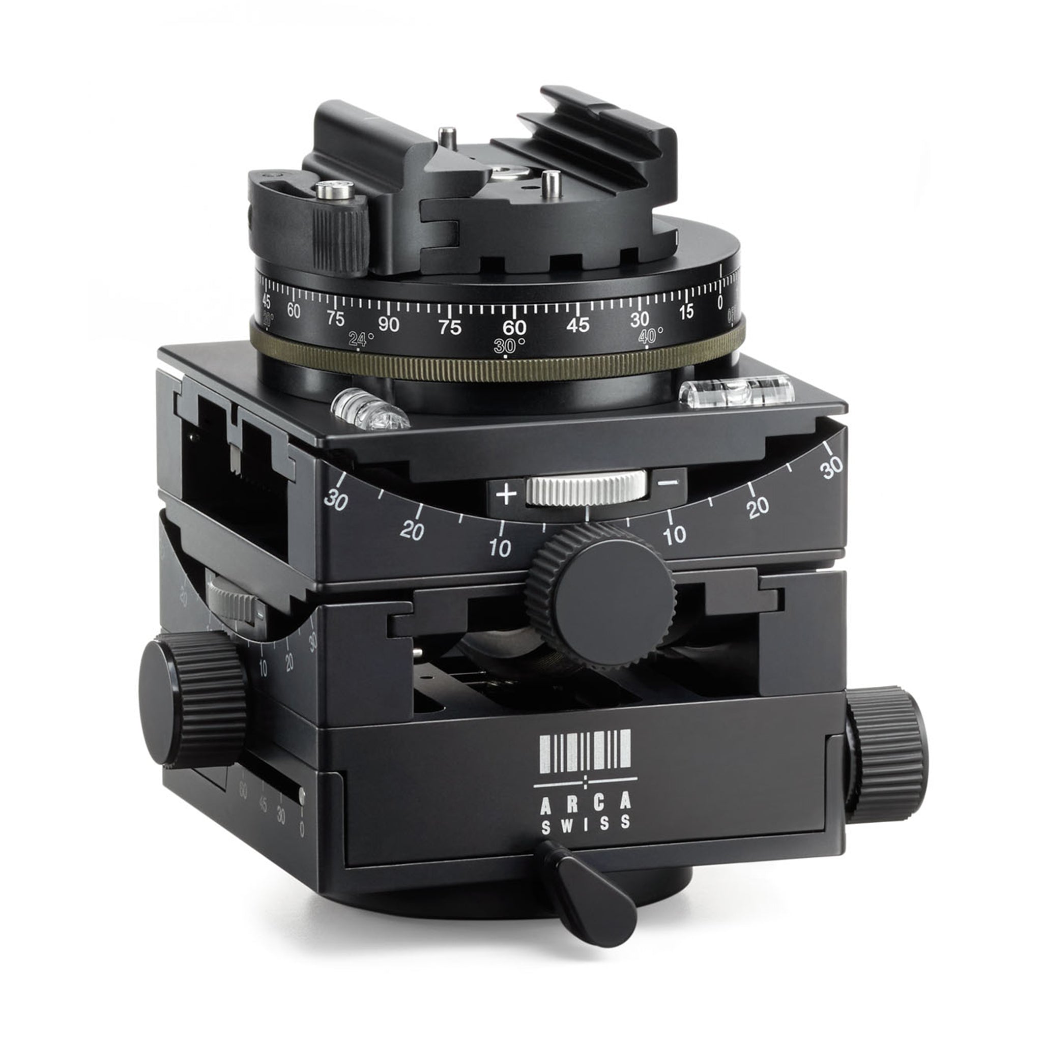 Arca Swiss C1 Cube Tripod Head CP ClicPan with Quickset FlipLock Device and Leather Case 8501500