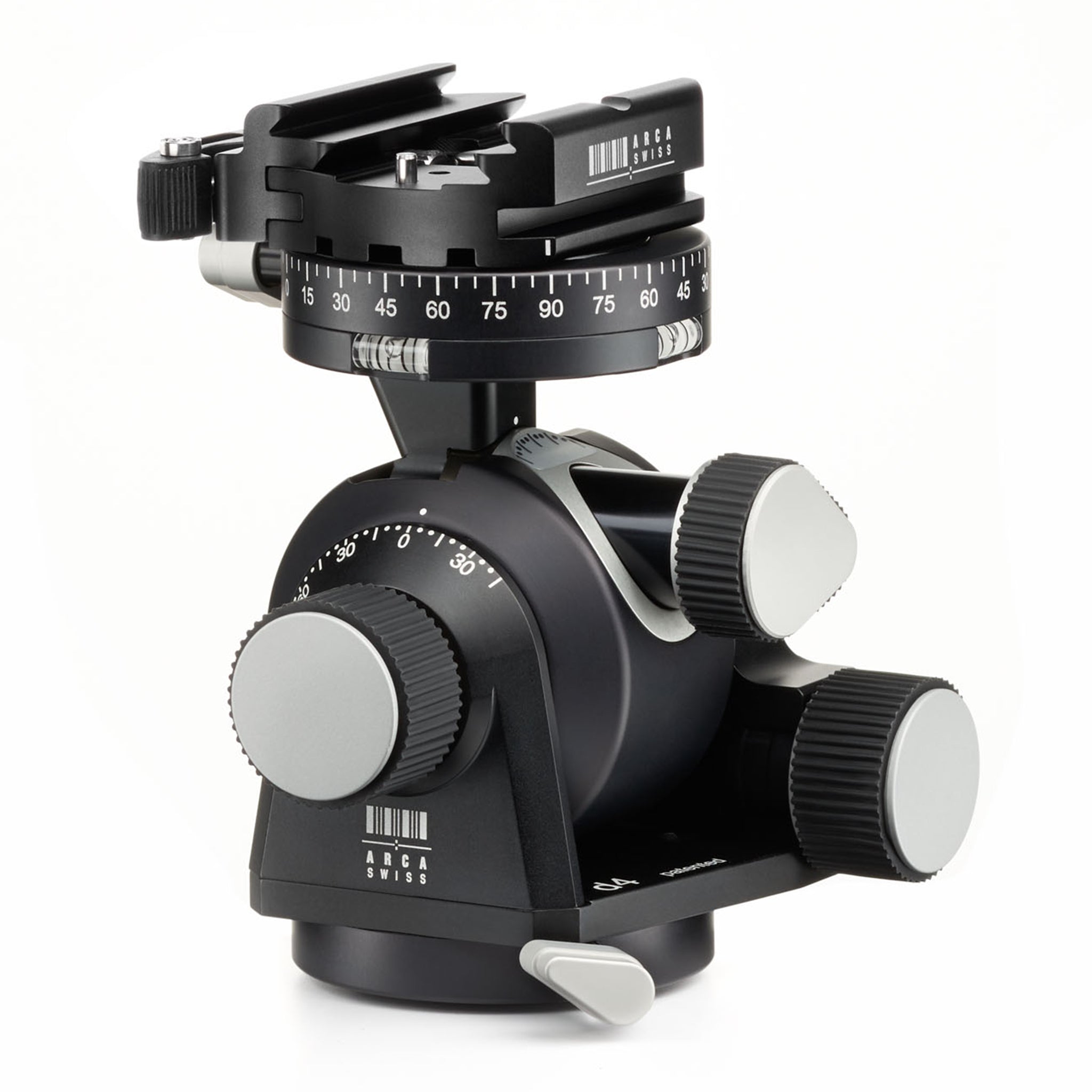 Arca Swiss D4 Geared Tripod Head with Quickset Fliplock Device 870104