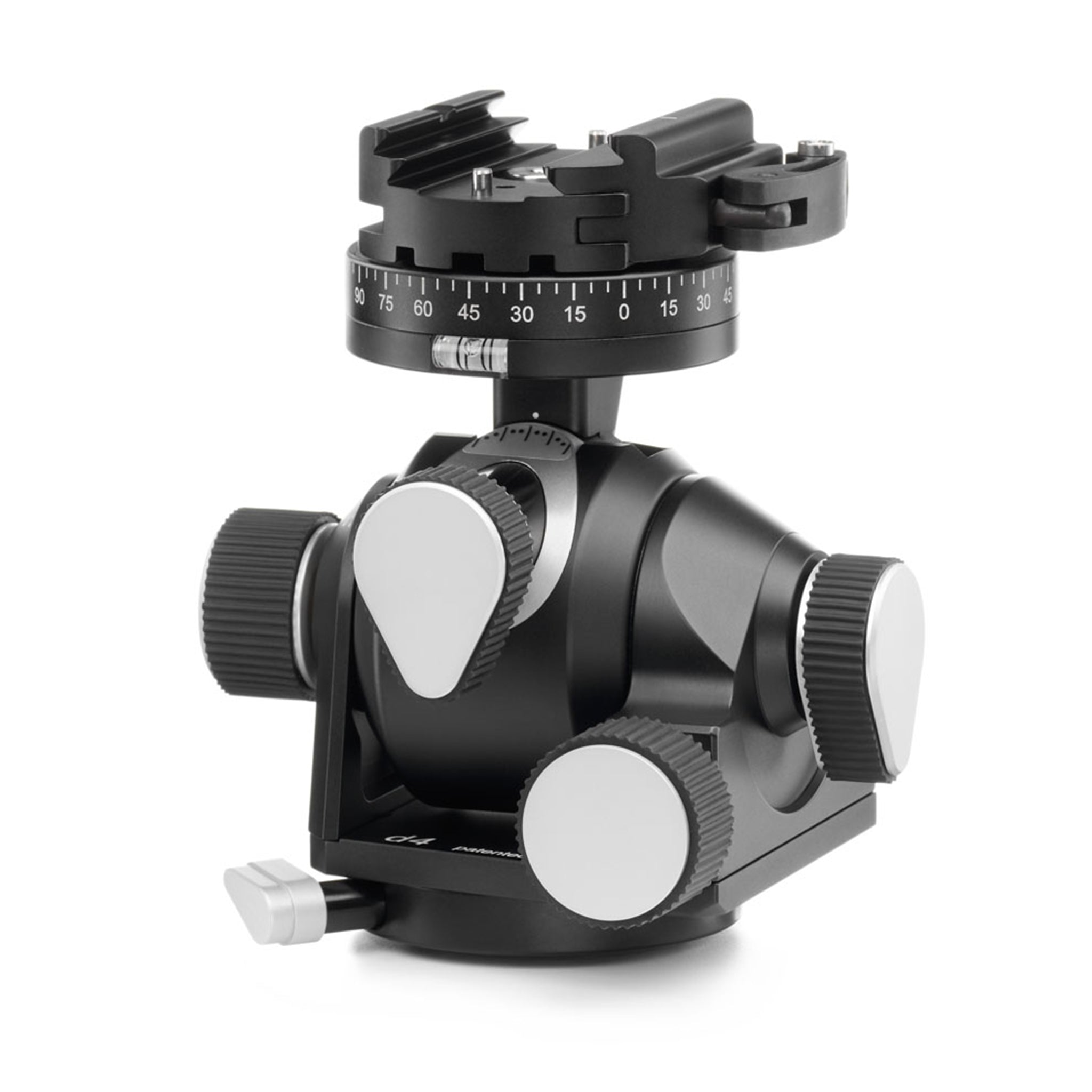 Arca Swiss D4 Geared Tripod Head with Quickset Fliplock Device 870104