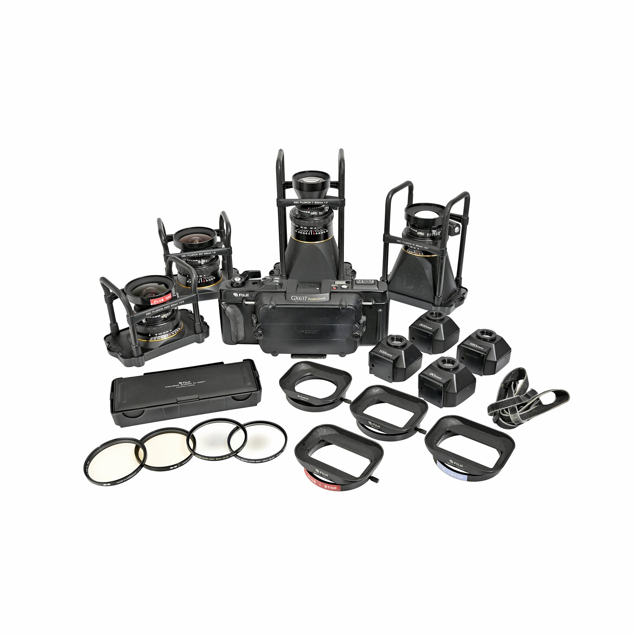 Pre-Owned Fujifilm Fuji GX617 Medium Format Camera Kit inc. 4 Lenses, Accessories & Case