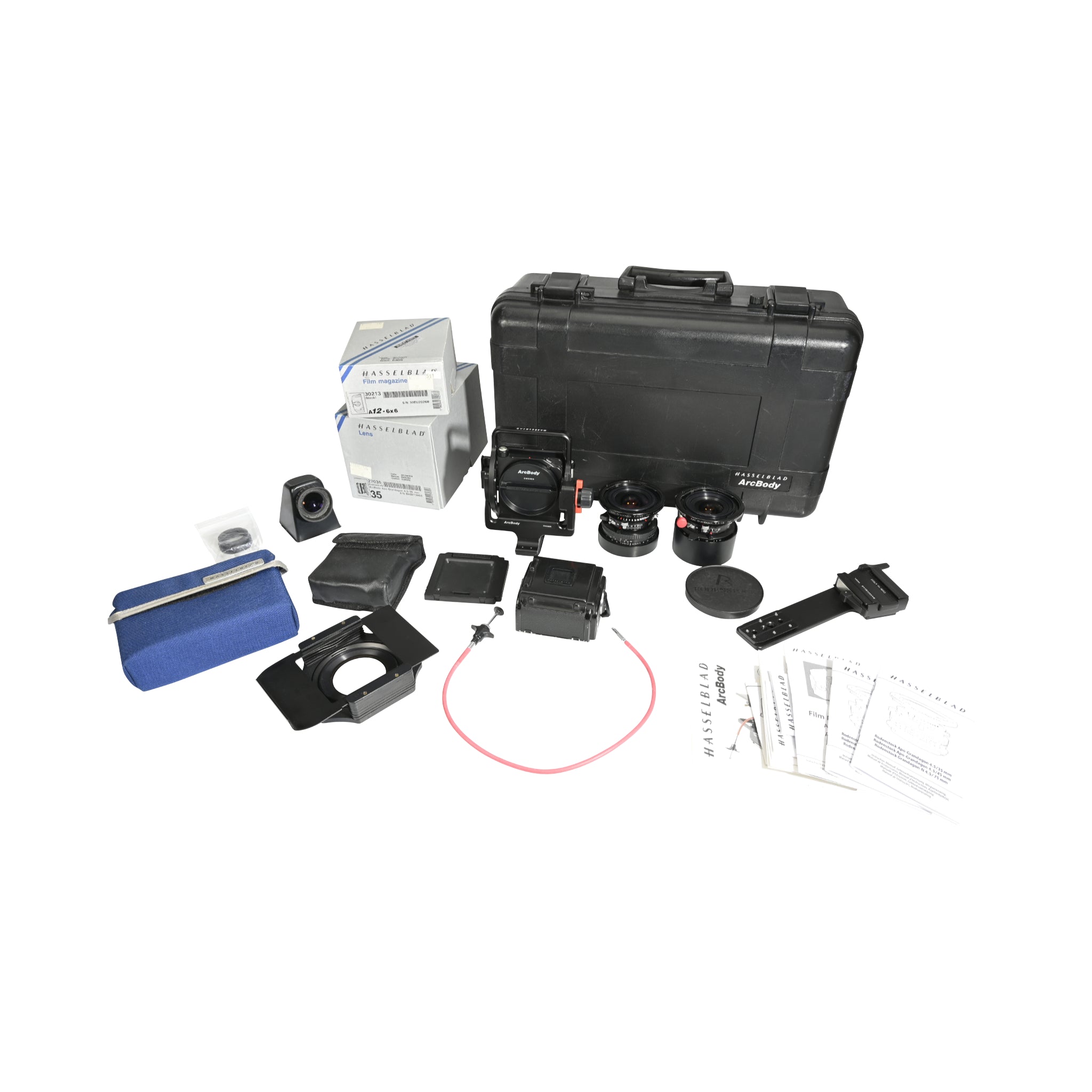 Pre-Owned Hasselblad Arcbody Kit with 35mm & 45mm Lenses, A12 IV Back & Underwater Case