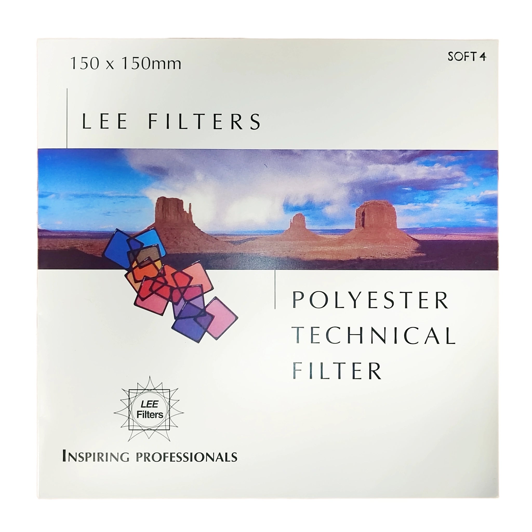LEE FILTERS 150mm x 150mm Soft 4 Polyester Filter