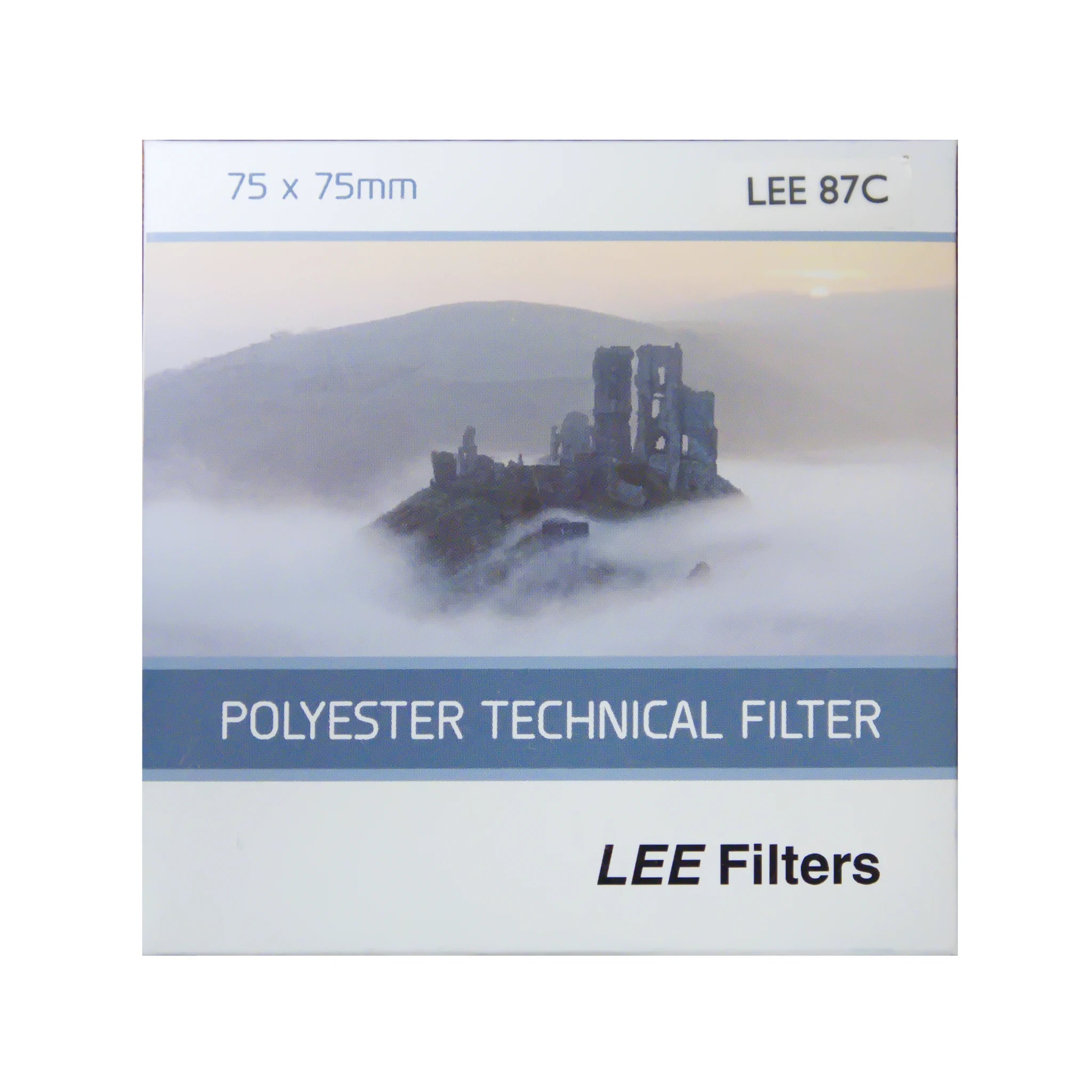 LEE FILTERS 75mm x 75mm 87C Infrared Polyester Filter