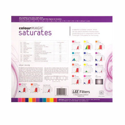 LEE Filters Colour Magic Saturates Lighting Gel Pack