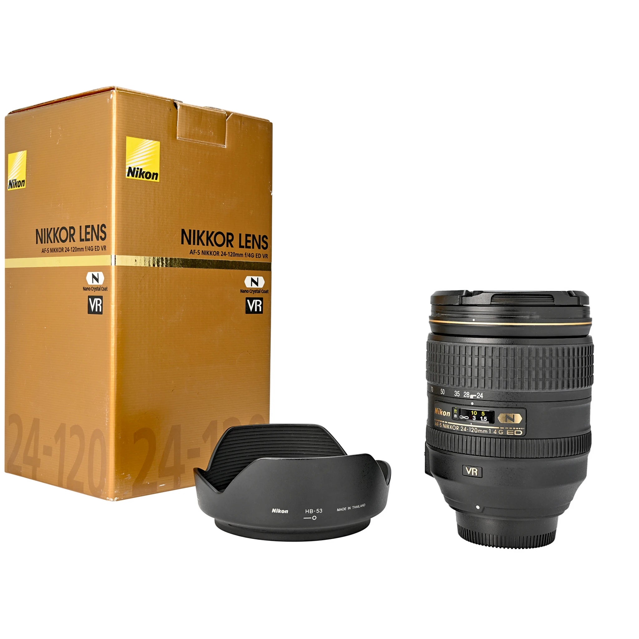 防湿庫保管AF-S ストア NIKKOR 24-120mm f/4G ED VR、箱付き 防湿庫