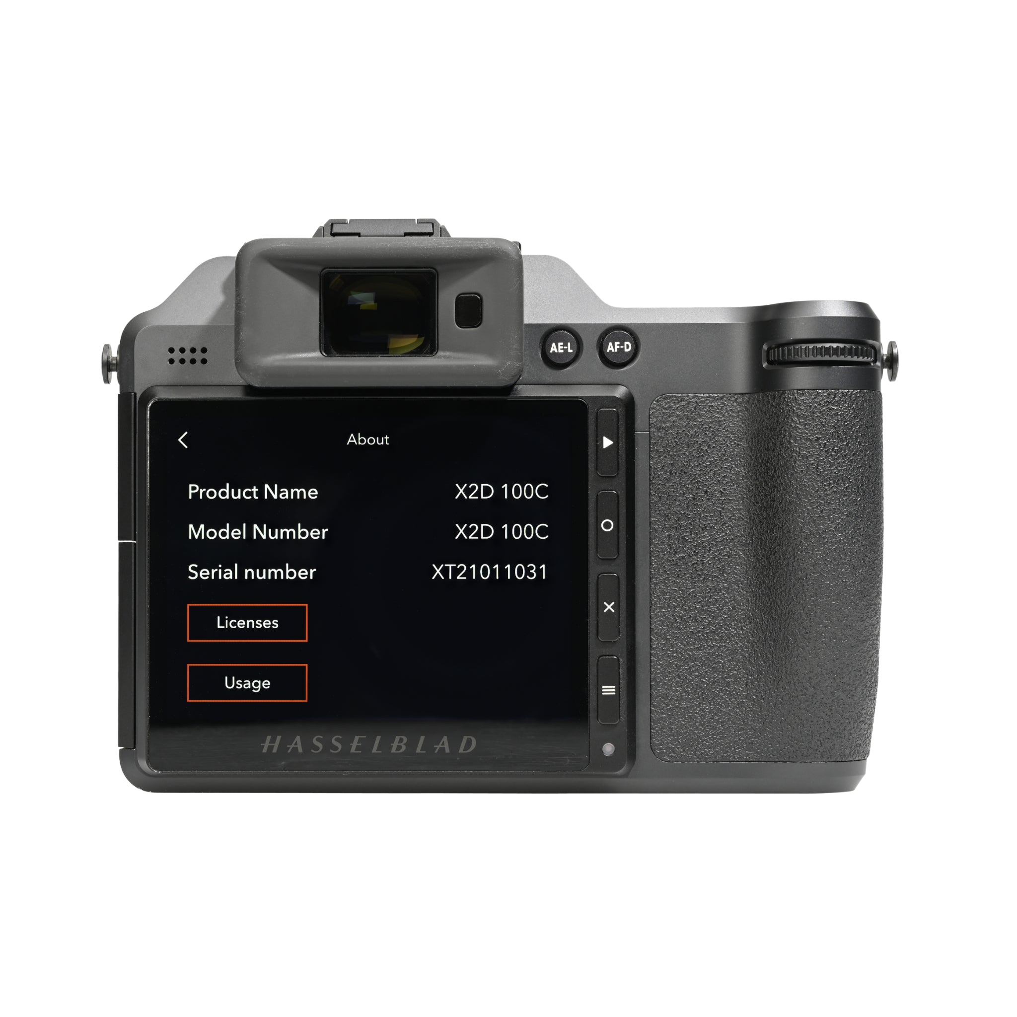 Appareil photo numérique moyen format sans miroir Hasselblad X2D 100C d'occasion