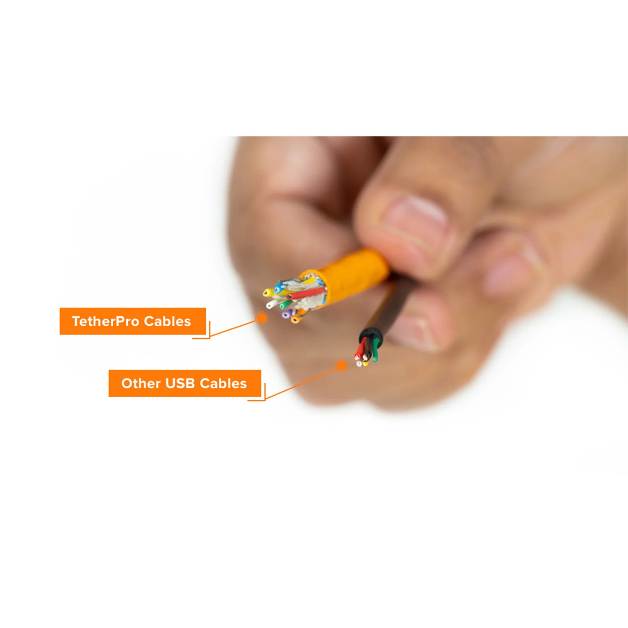 TetherTools FW88ORG TetherPro FireWire 800 Câble 9 broches à 9 broches 15' (4,6 m)