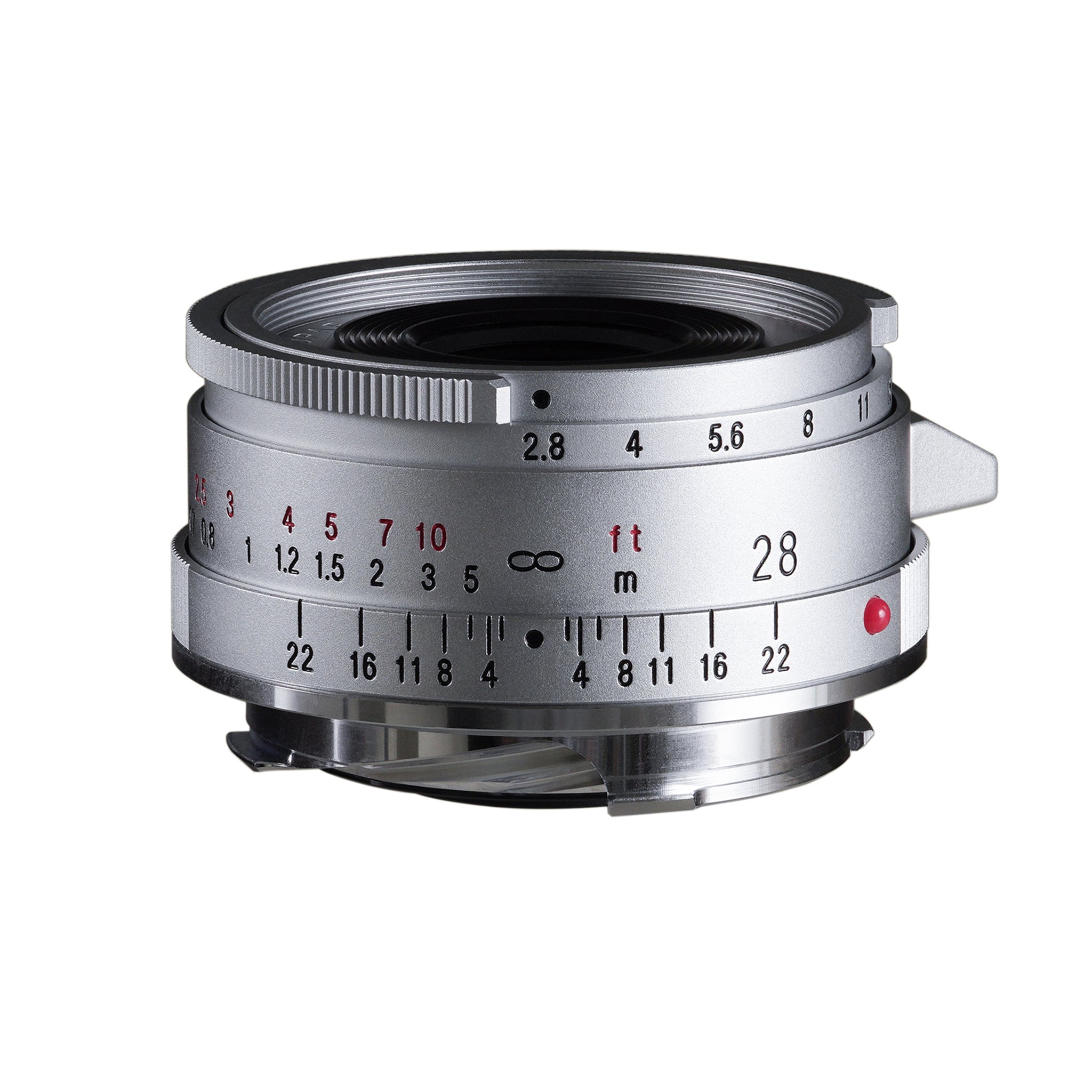 Voigtlander 28mm f2.8 COLOR-SKOPAR Aspherical VM Lens Type II Silver