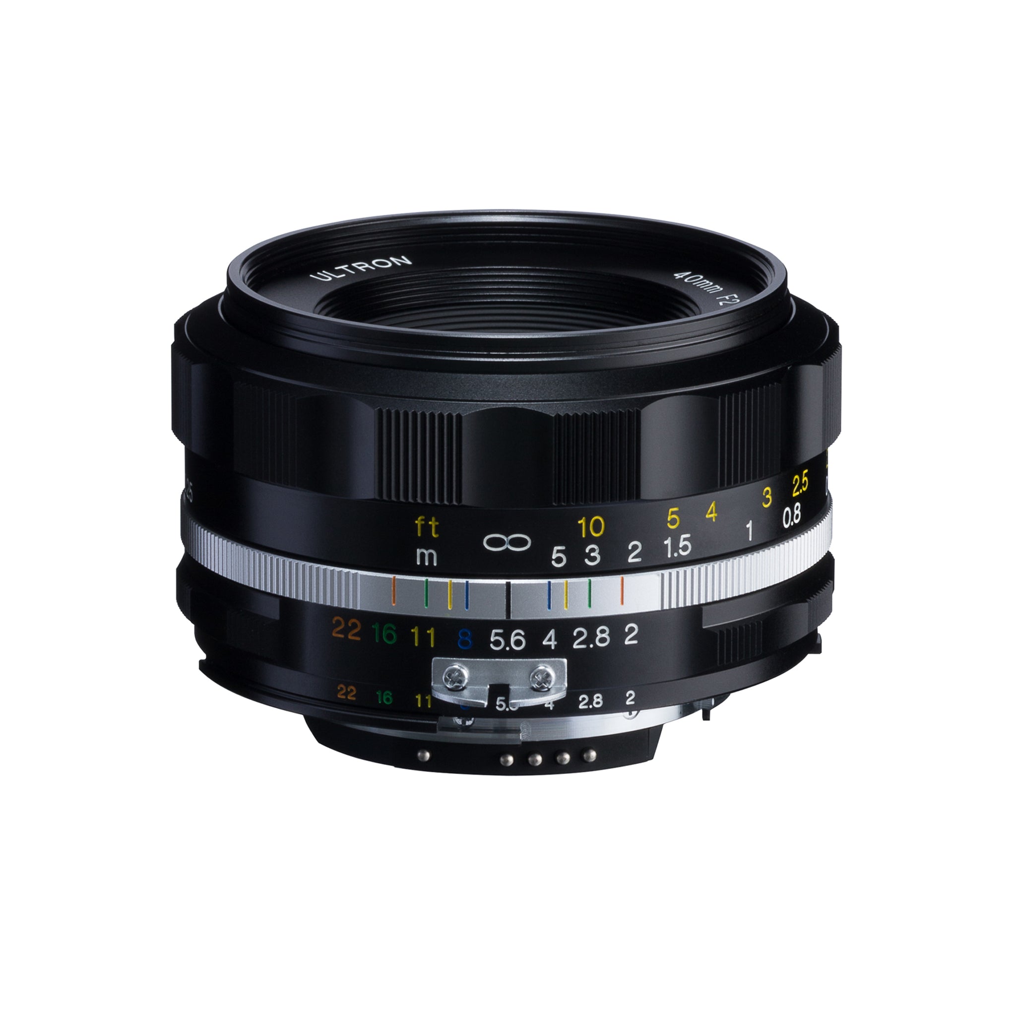 Voigtlander 40 mm f2 SL II-S Ultron Nikon Fit lente negra