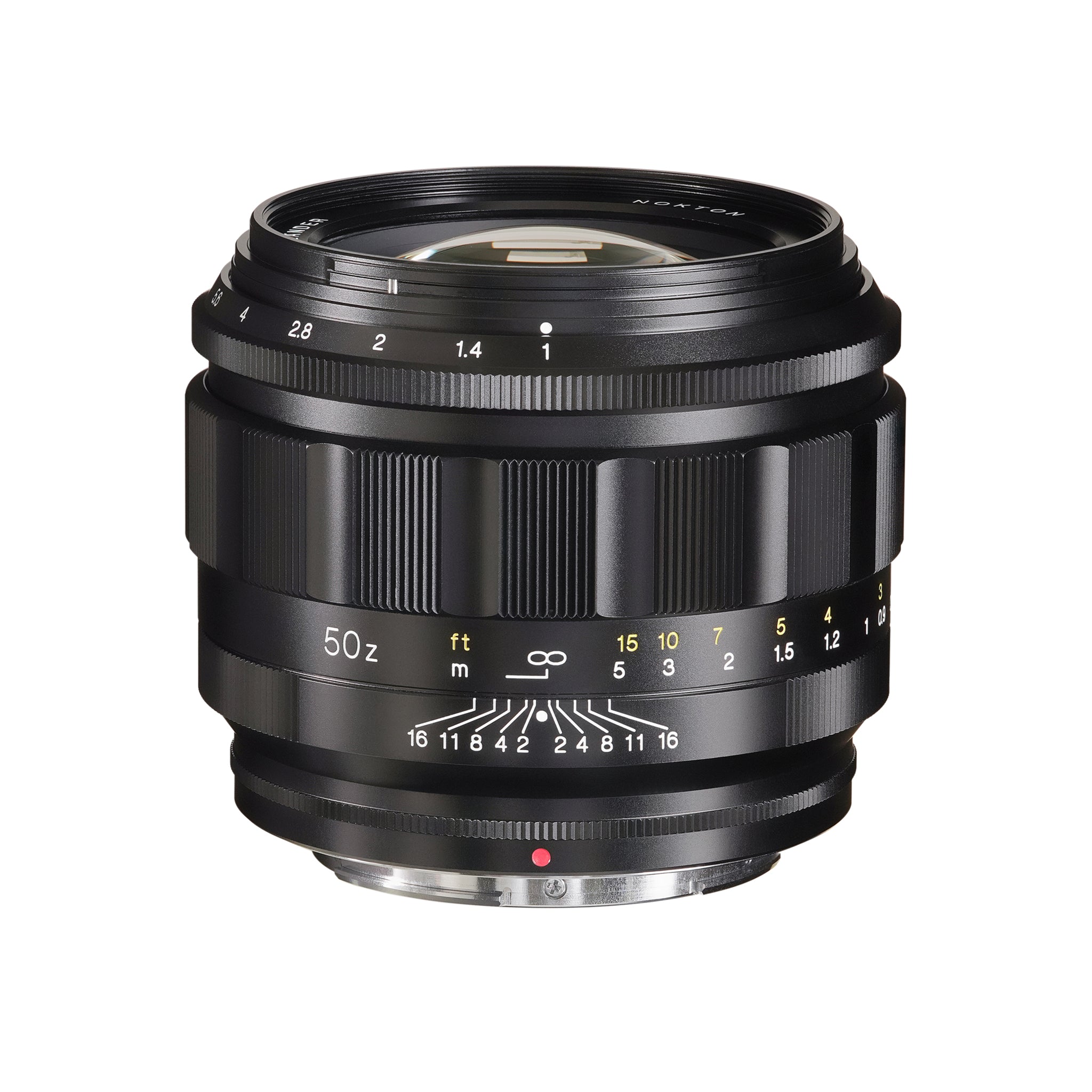 Objectif asphérique Voigtlander 50 mm f1.0 Nokton pour appareils photo Nikon à monture Z