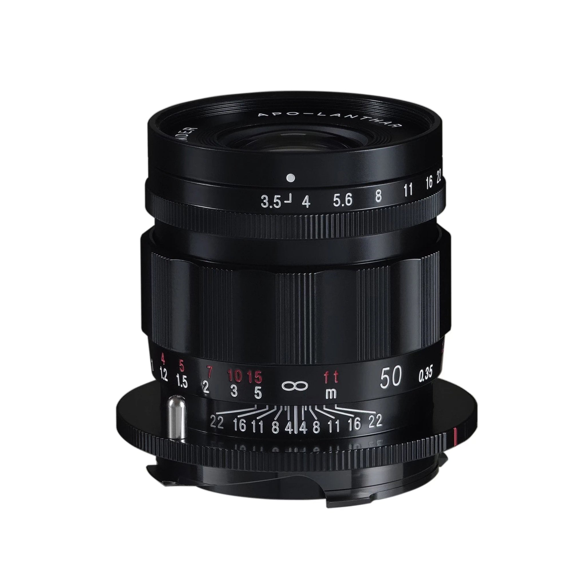 Voigtlander 50mm f3.5 APO-LANTHAR VM Type II Black Lens