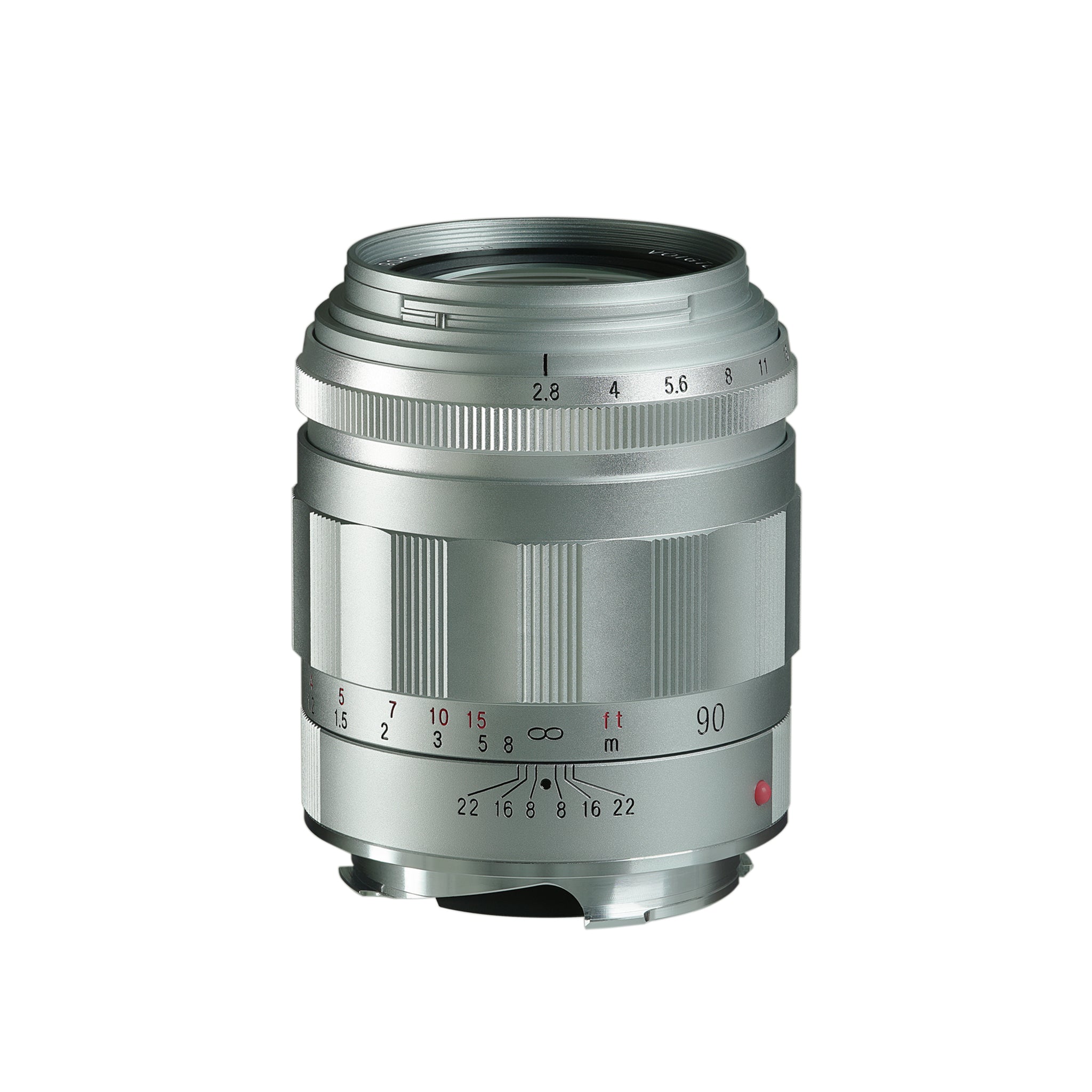Voigtlander 90mm f2.8 VM Apo-Skopar Lente plateada