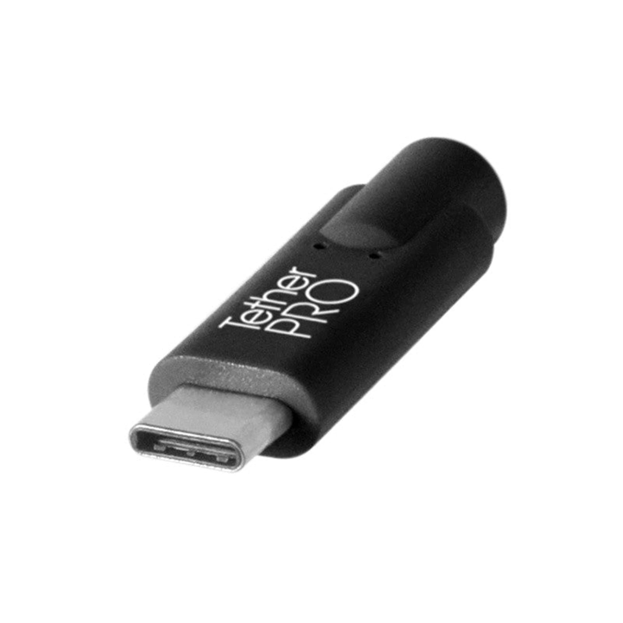 TetherTools CUC10-BLK TetherPro USB-C to USB-C, 10' (3m) Black Cable