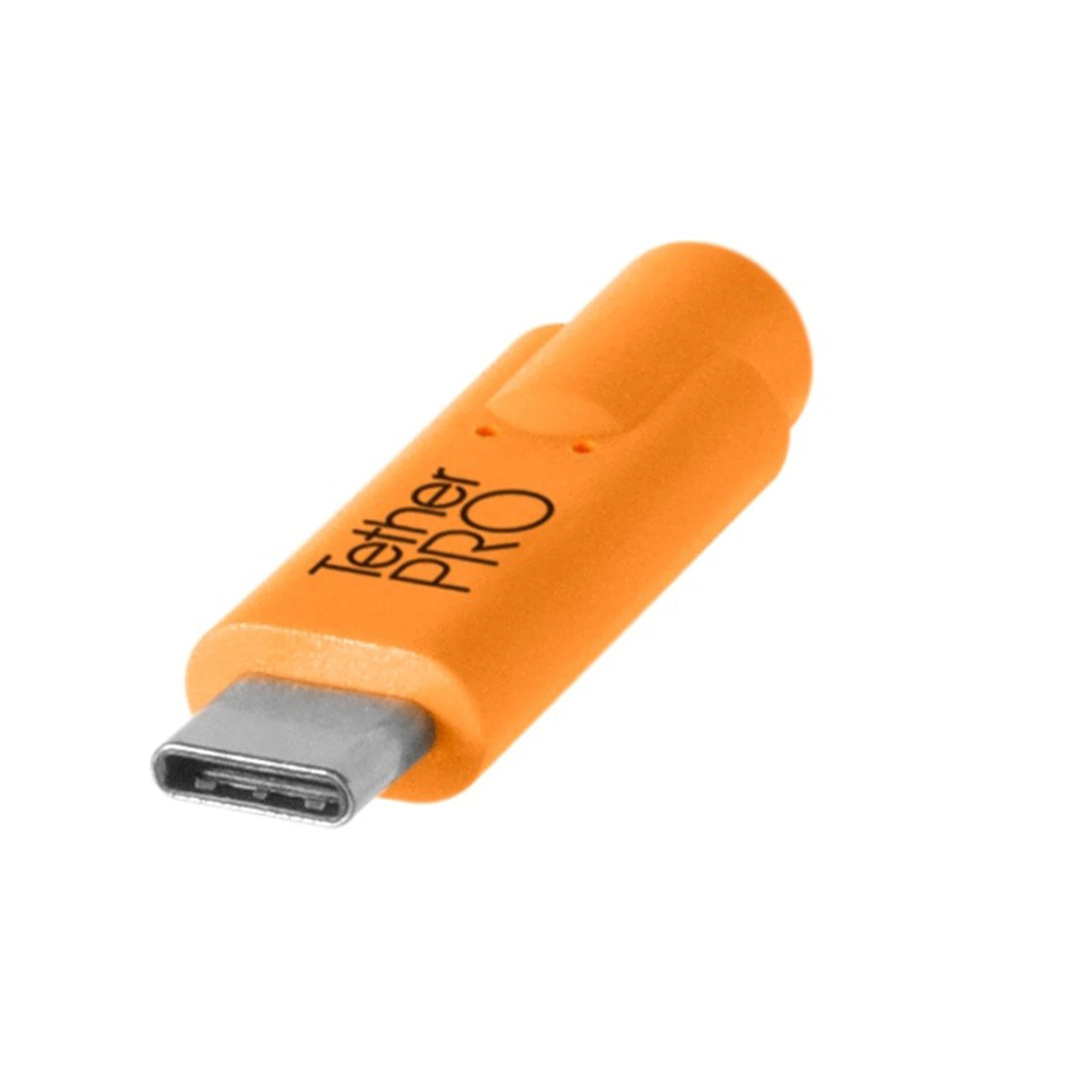 TetherTools CUC10-ORG TetherPro USB-C to USB-C, 10' (3m) Orange Cable
