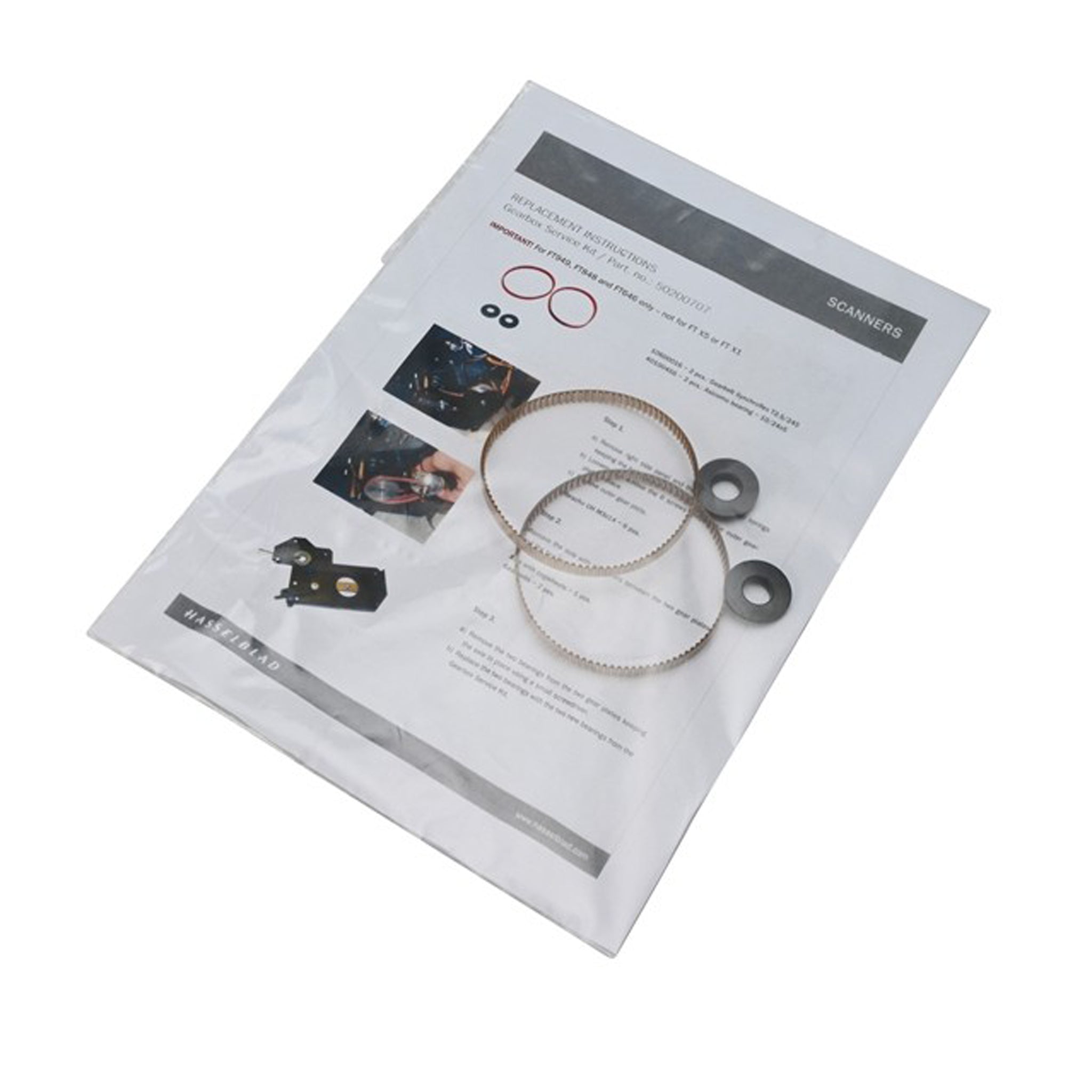Kit d'entretien de boîte de vitesses de scanner Hasselblad (Flextight 646, 848 et 949)