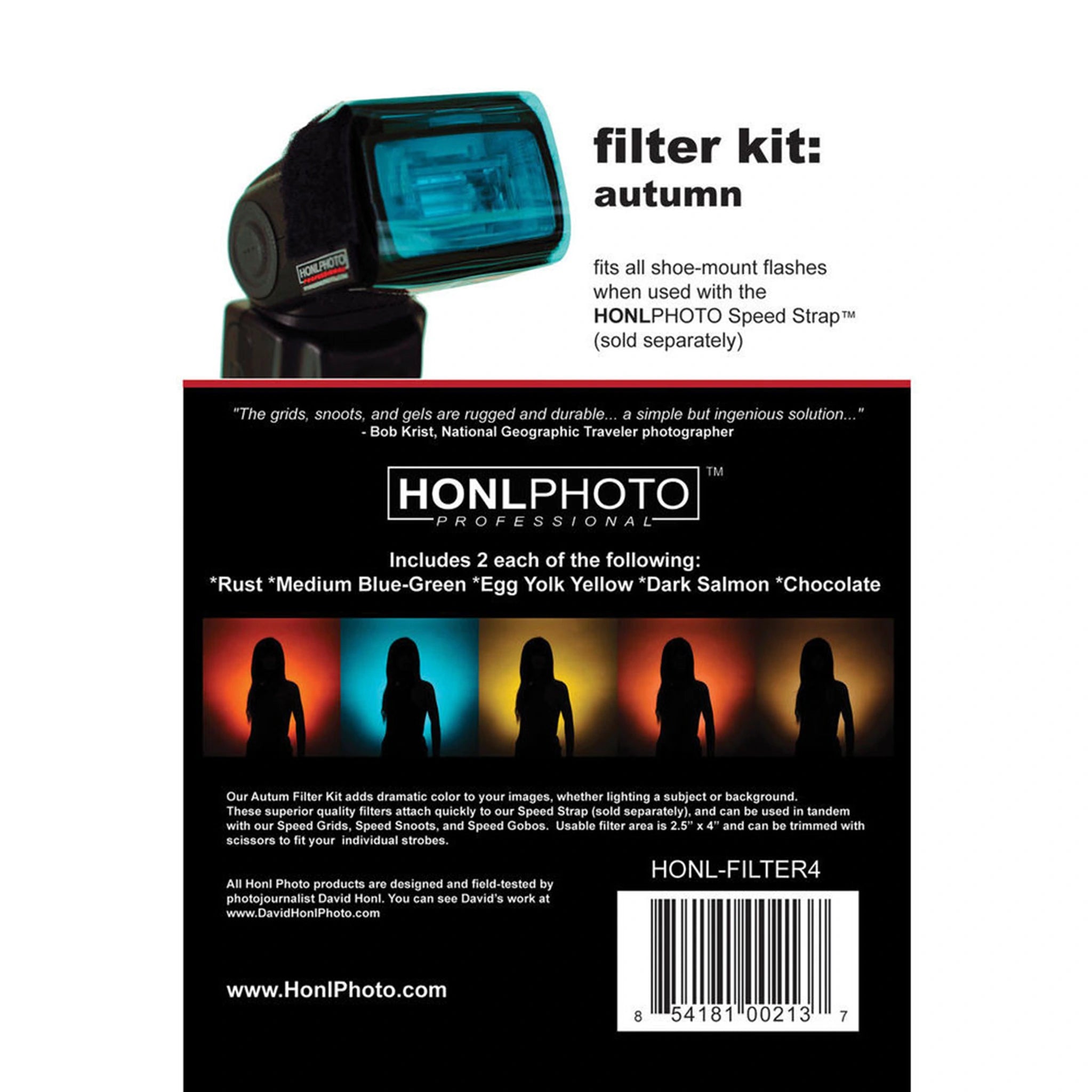 Kit de filtro Honl Photo Autumn (gel)