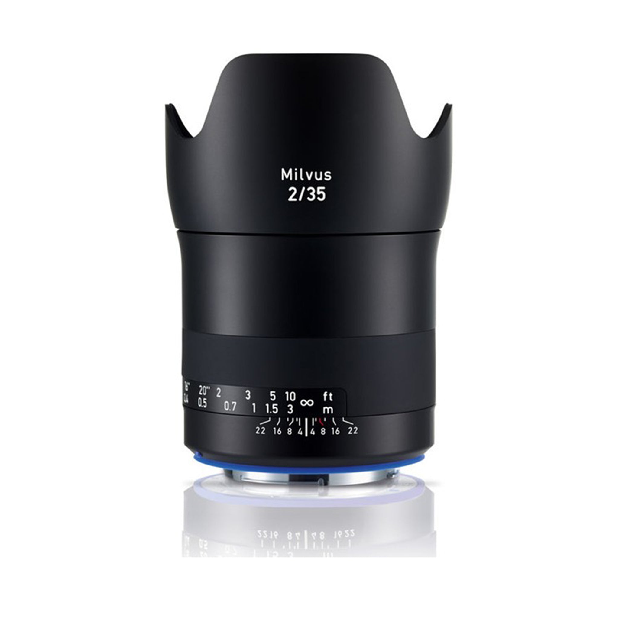 Objectif reflex grand angle Zeiss 35 mm f2 Milvus Canon ZE Fit