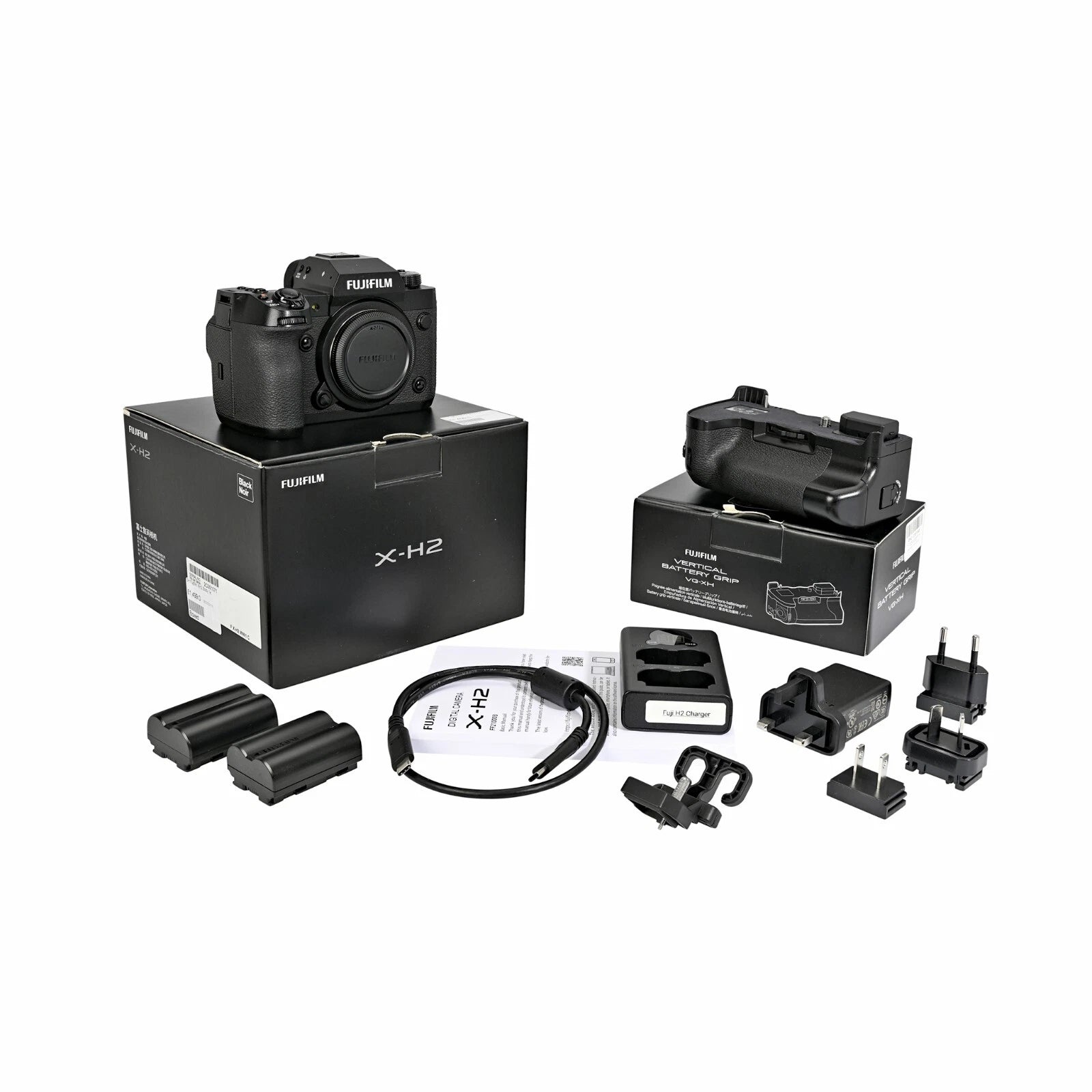 Pre-Owned Fujifilm X-H2 40.2 MP Digital Camera Body & Accessories - Shutter Count 5601