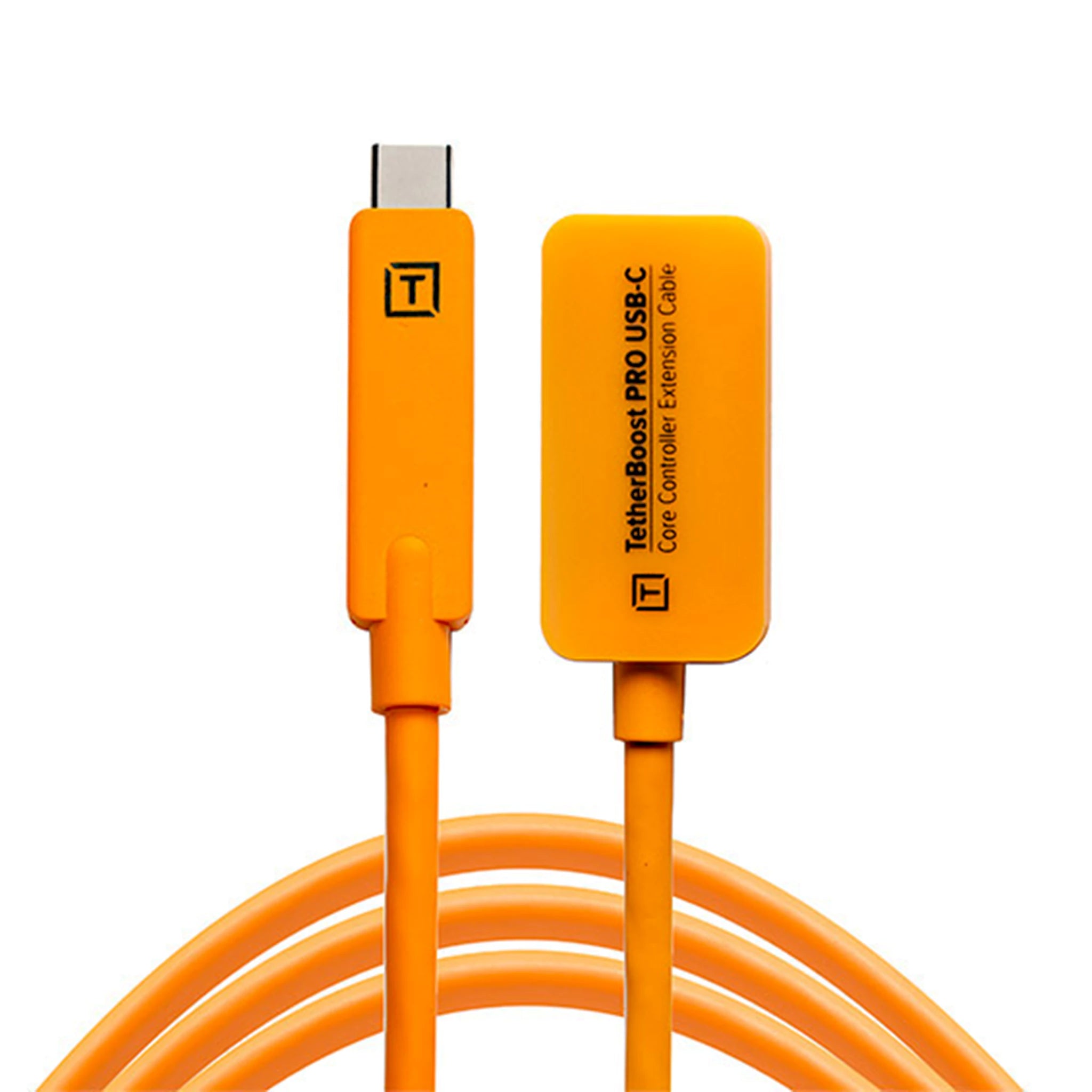 TetherBoost Pro USB-C Core Controller Extension Cable Orange