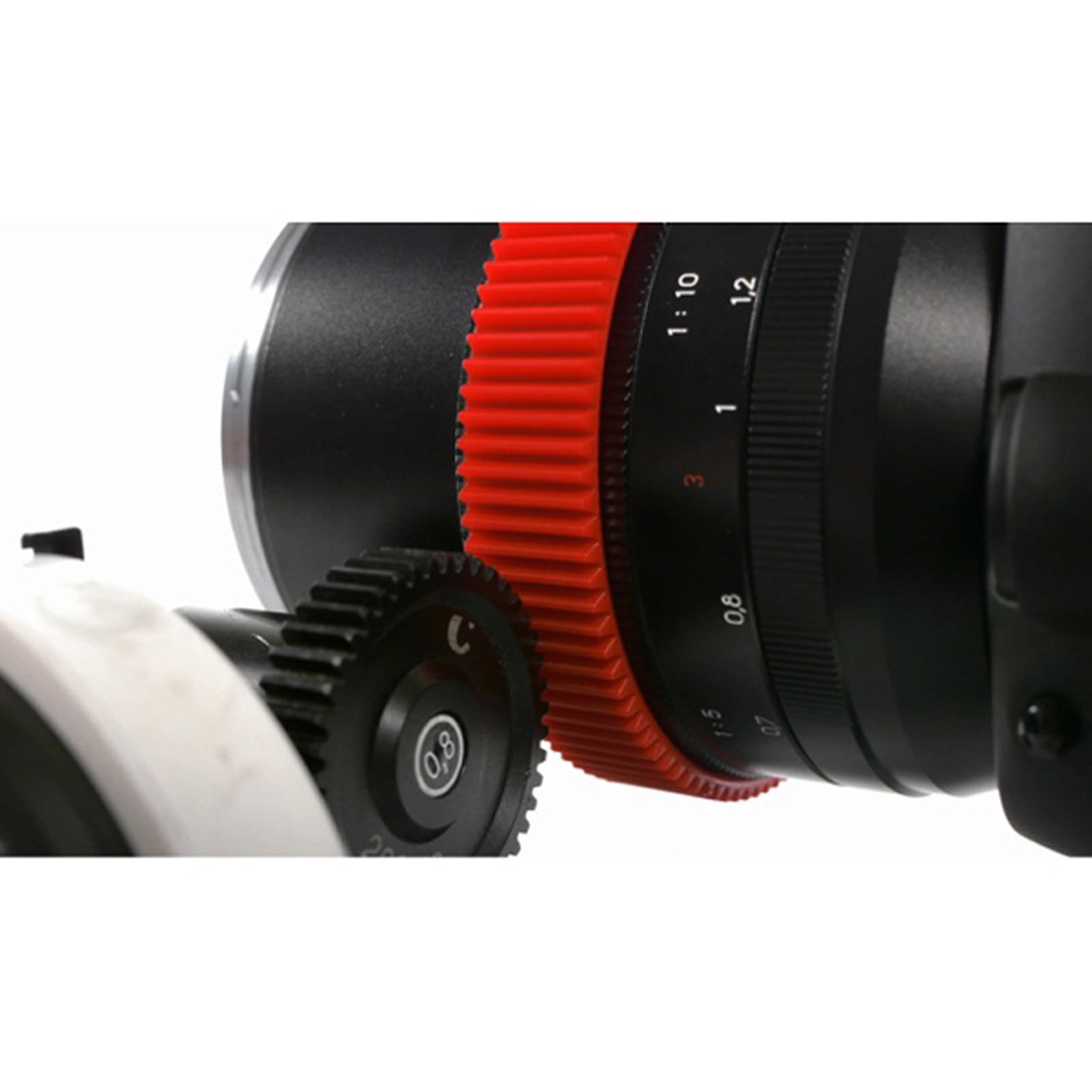 Rieles de media pulgada Maxi Zip Tie Focus Gear - Rojo