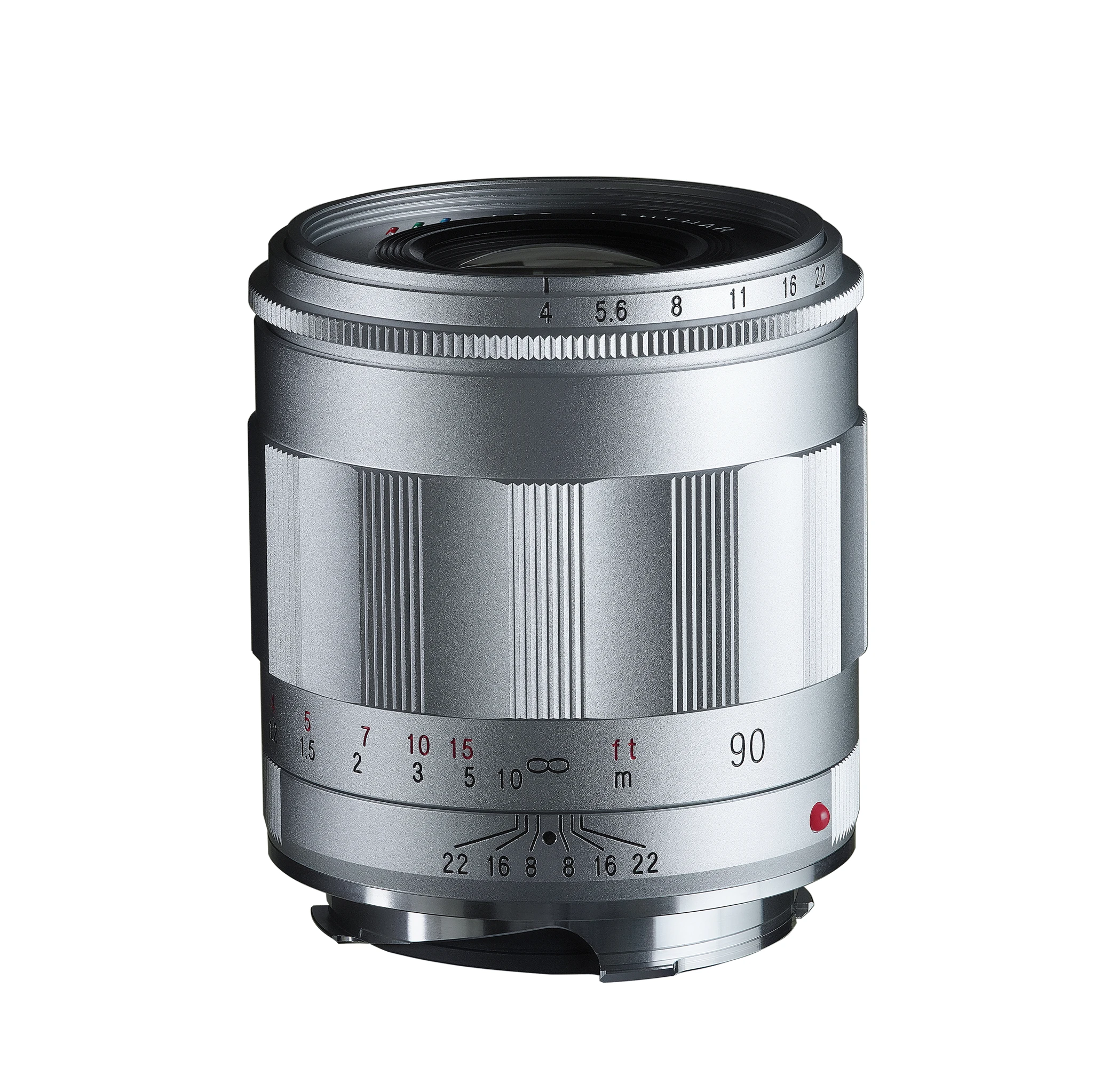 Voigtlander 90mm f4 VM Apo-Lanthar Close Focus Silver Lens