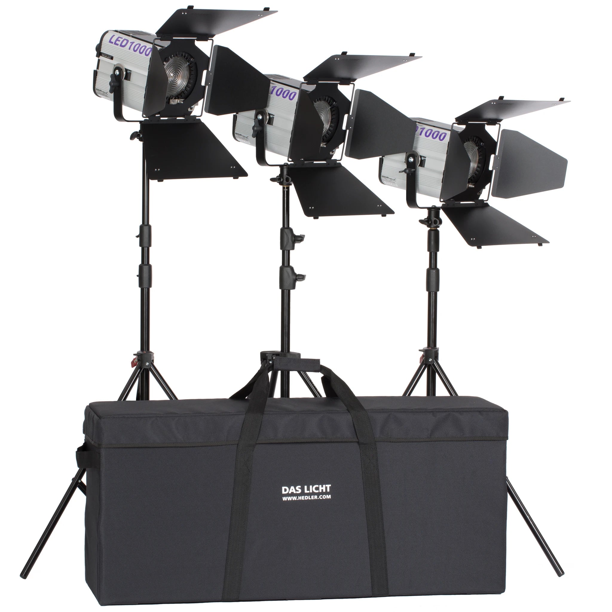 Hedler Profilux LED 1000 3 Head Lighting Kit