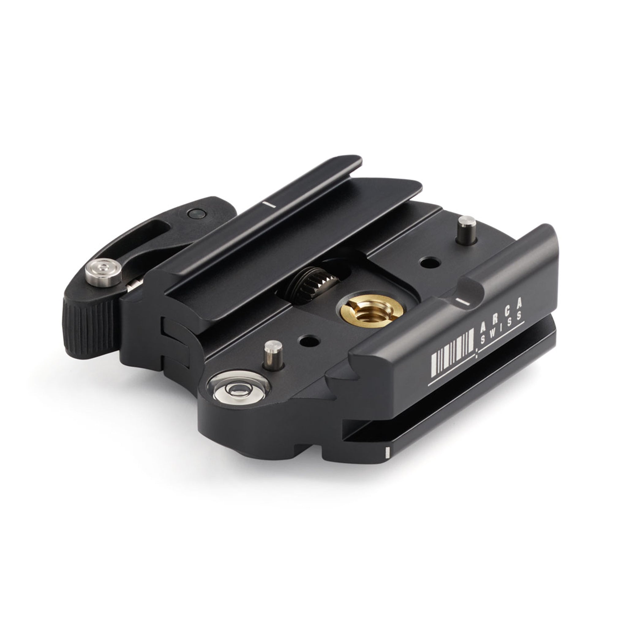 Dispositivo Arca Swiss Quickset Fliplock redondo con rosca de 1/4" - 3/8"