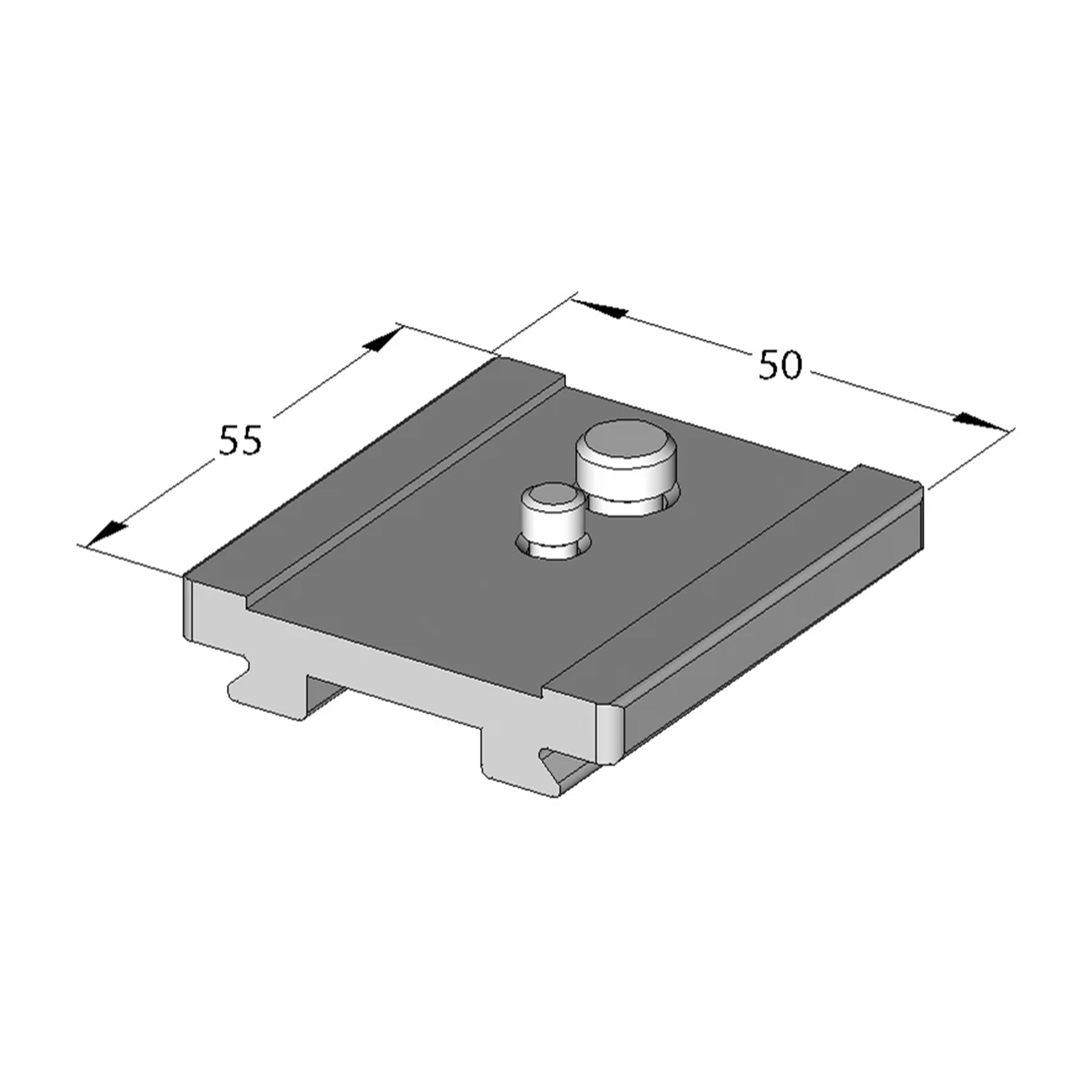 Arca Swiss Quick Release Hasselblad Camera Plate 1/4" and 3/8"