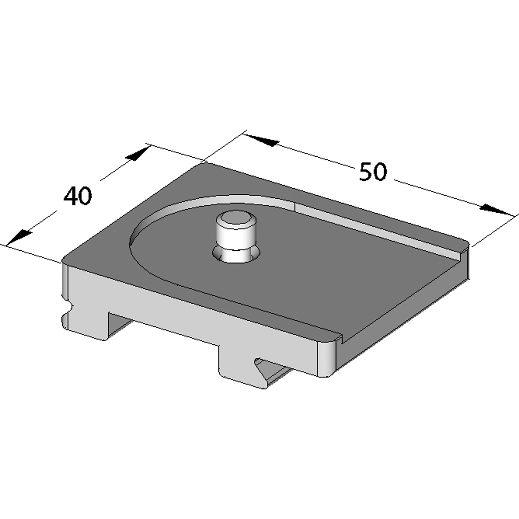 Arca Swiss Quick Release Plate with 1/4" Screw for Leica M Cameras