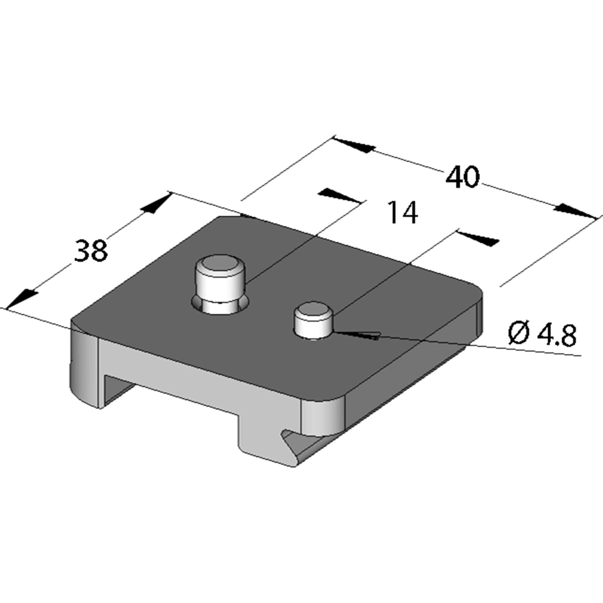 Arca Swiss Quick Release Camera Plate for Leica R and Leica SL