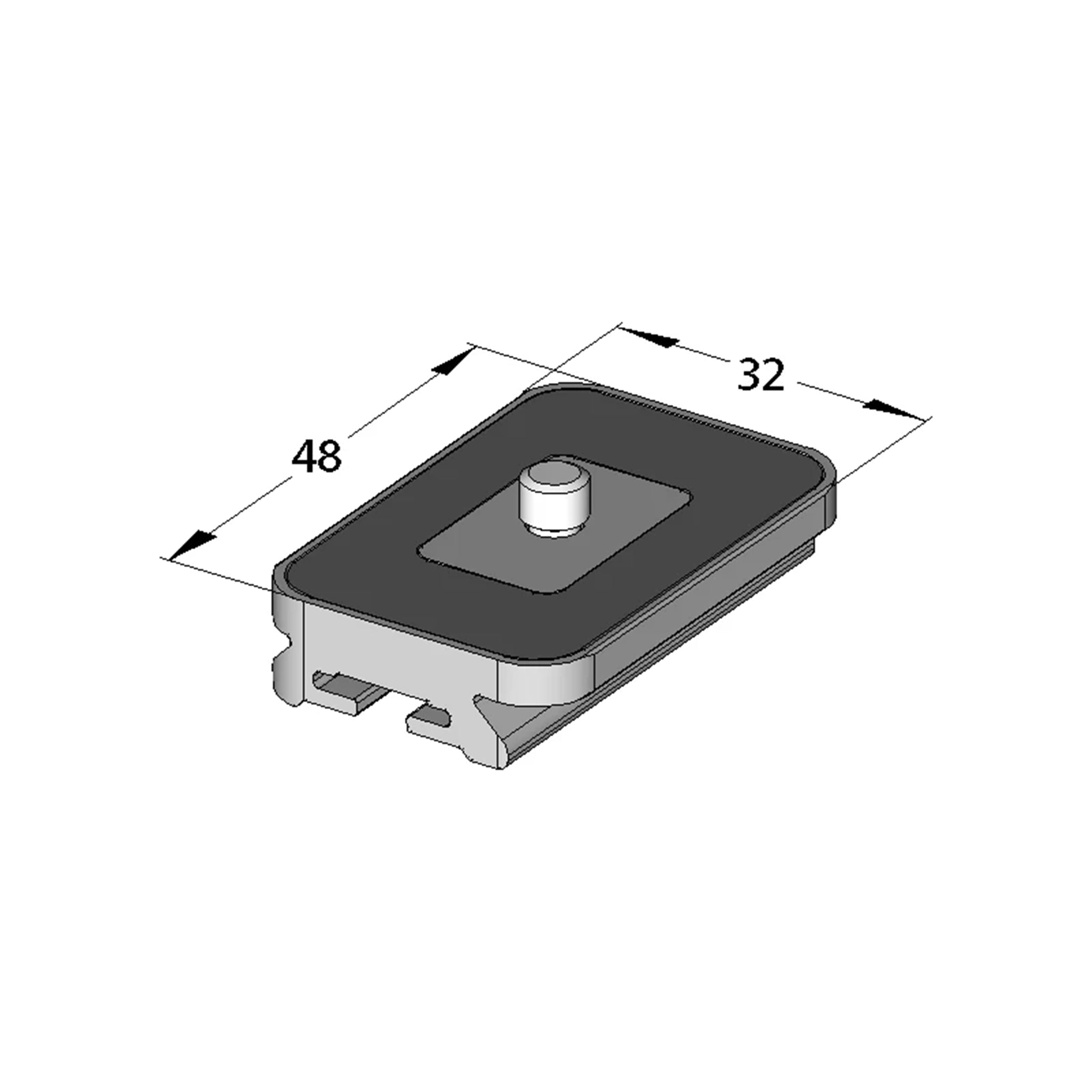 Arca Swiss MonoballFix Quick Release Camera Plate 48 (Universal)