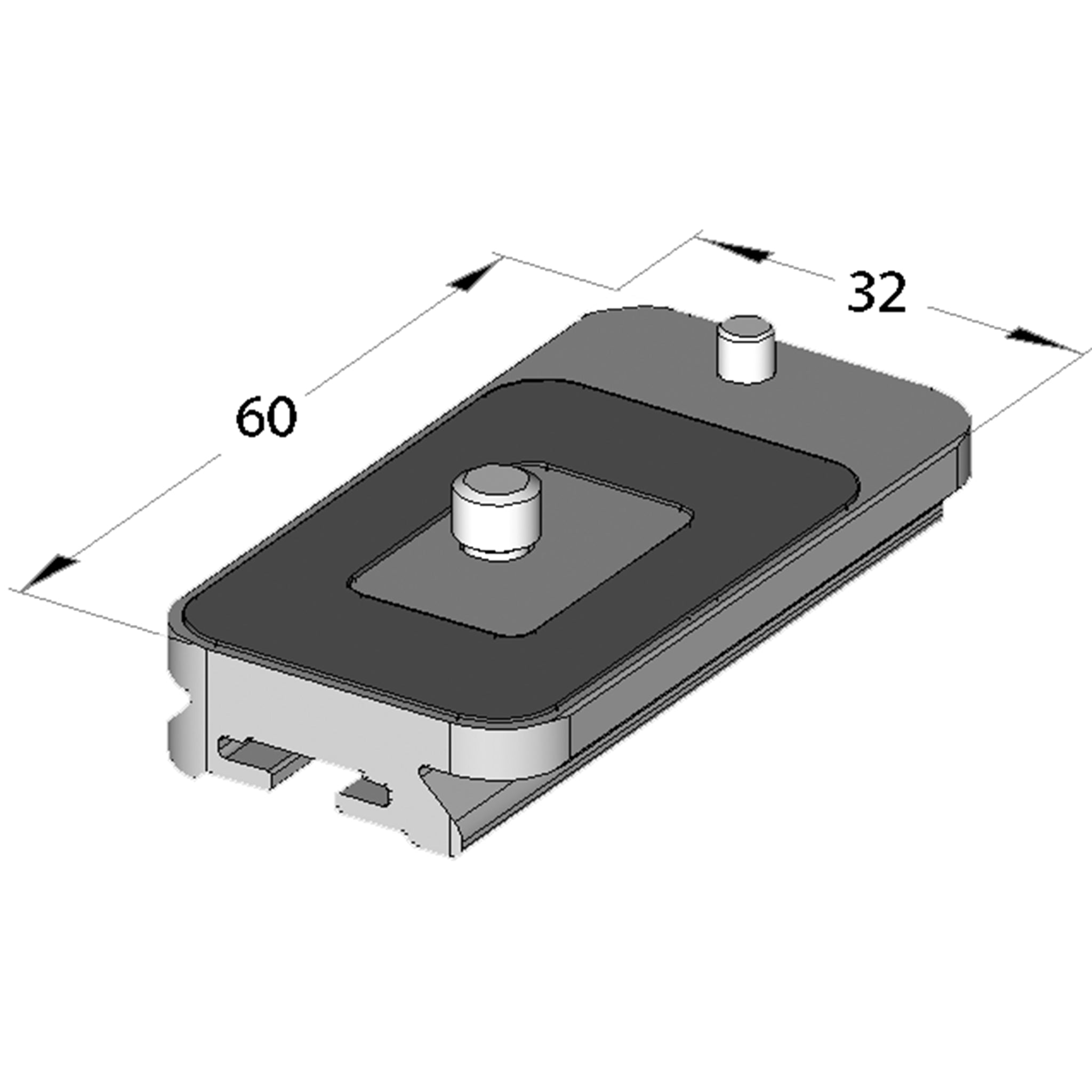 Arca Swiss MonoballFix Quick Release Camera Plate for Pentax 645D, 67, and 67II