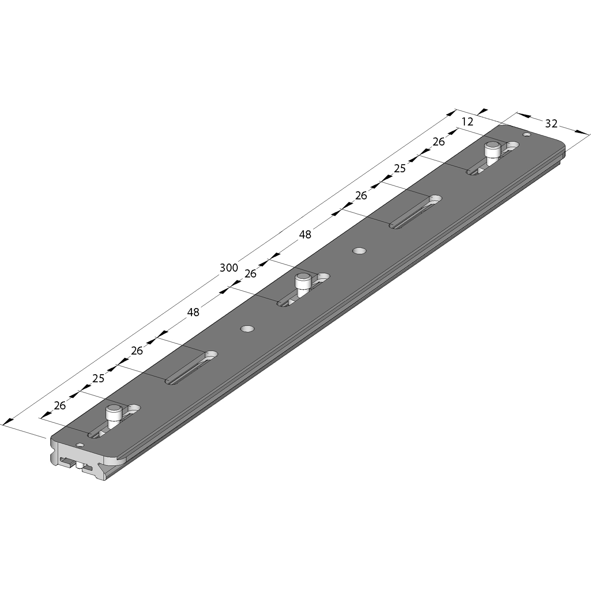 Arca Swiss MonoballFix 300 Quick Release Camera Plate 300 x 32mm 802282