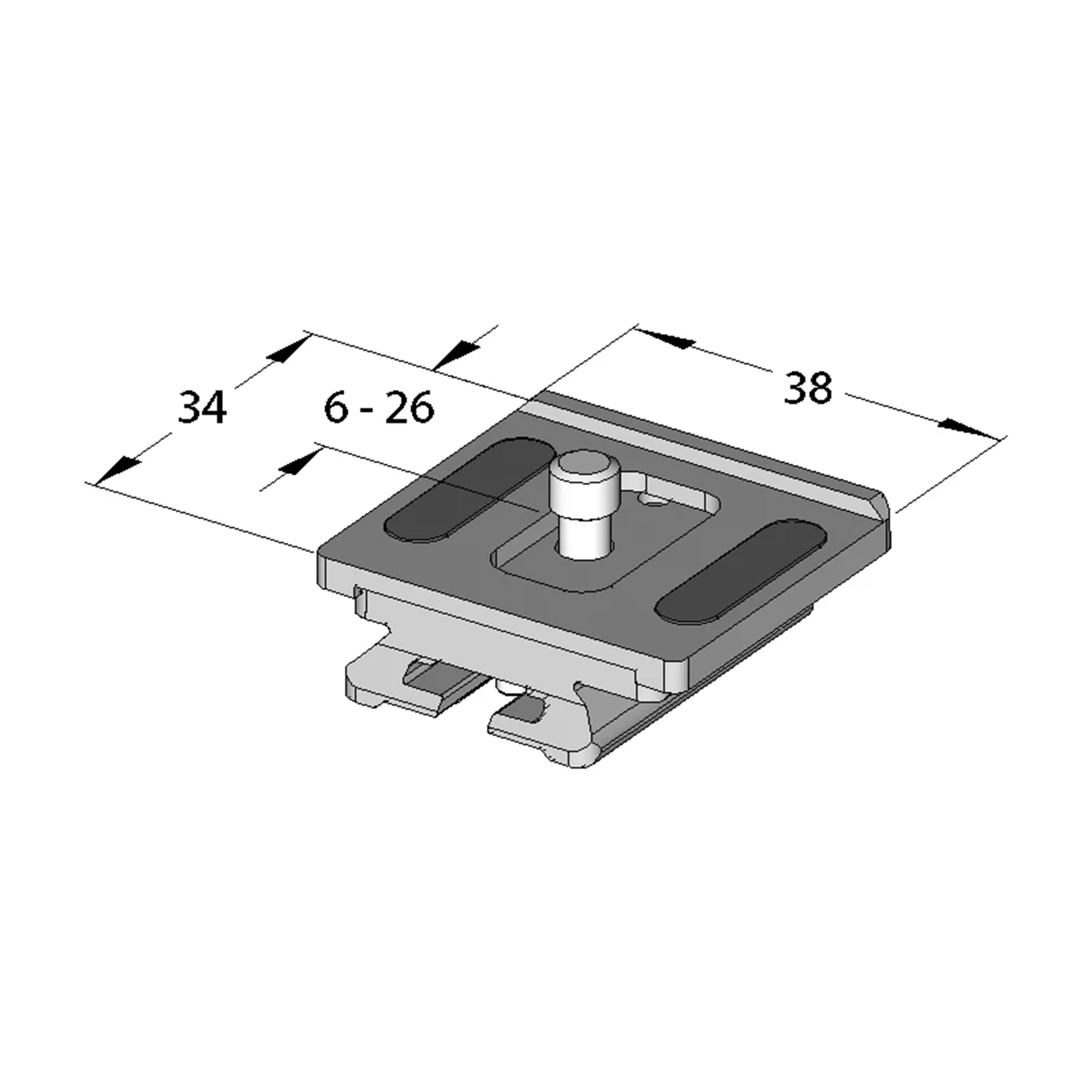 Arca Swiss MonoballFix VarioKit Compact Quick Release Camera Plate