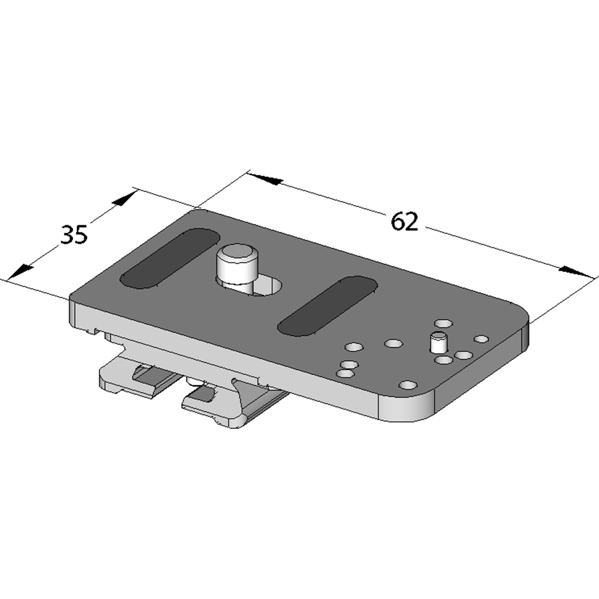 Arca Swiss MonoballFix Quick Release SLR Camera Index Vario Plate Kit