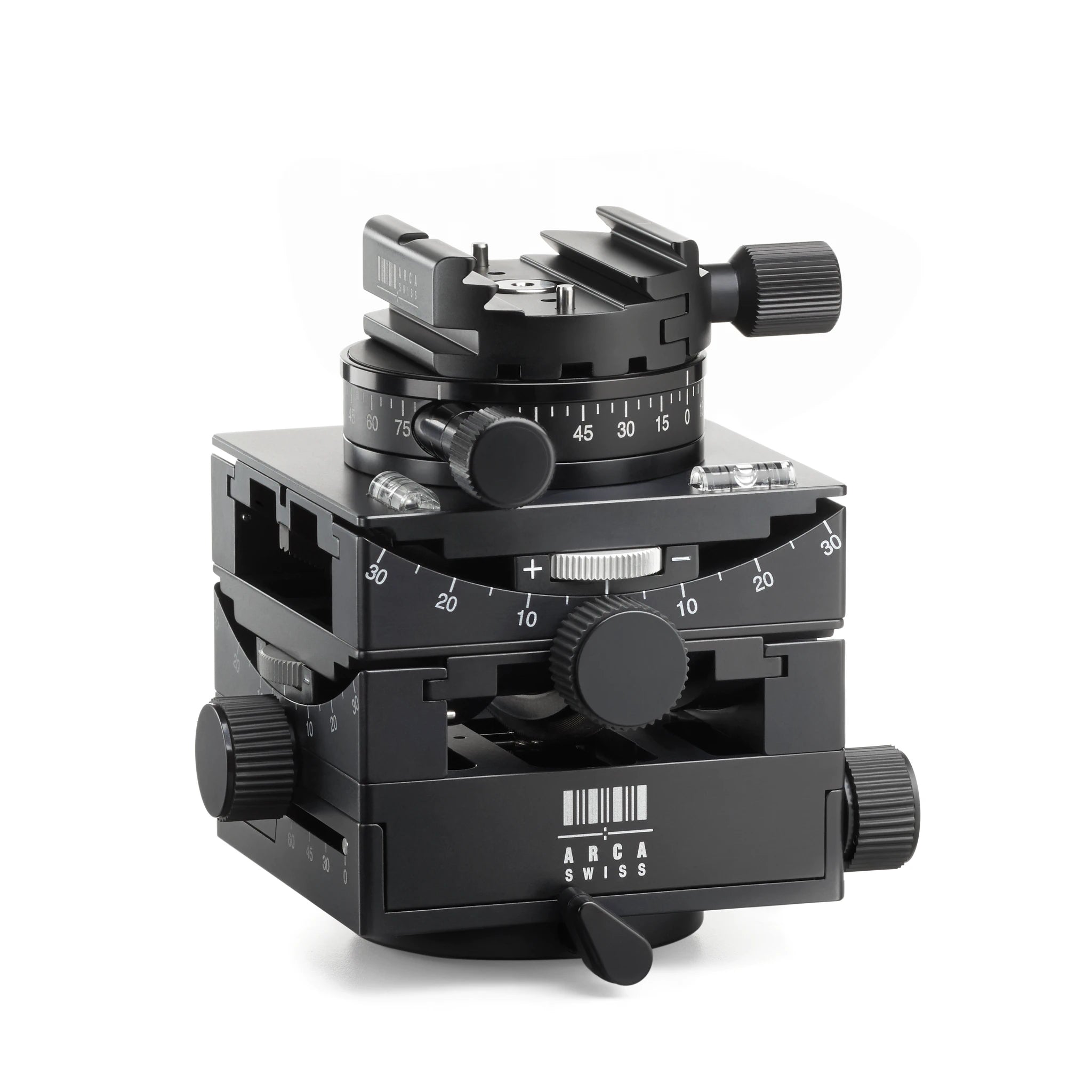 Arca Swiss C1 Cube GP Tripod Head Geared Panning with Quickset Classic Device and Leather Case