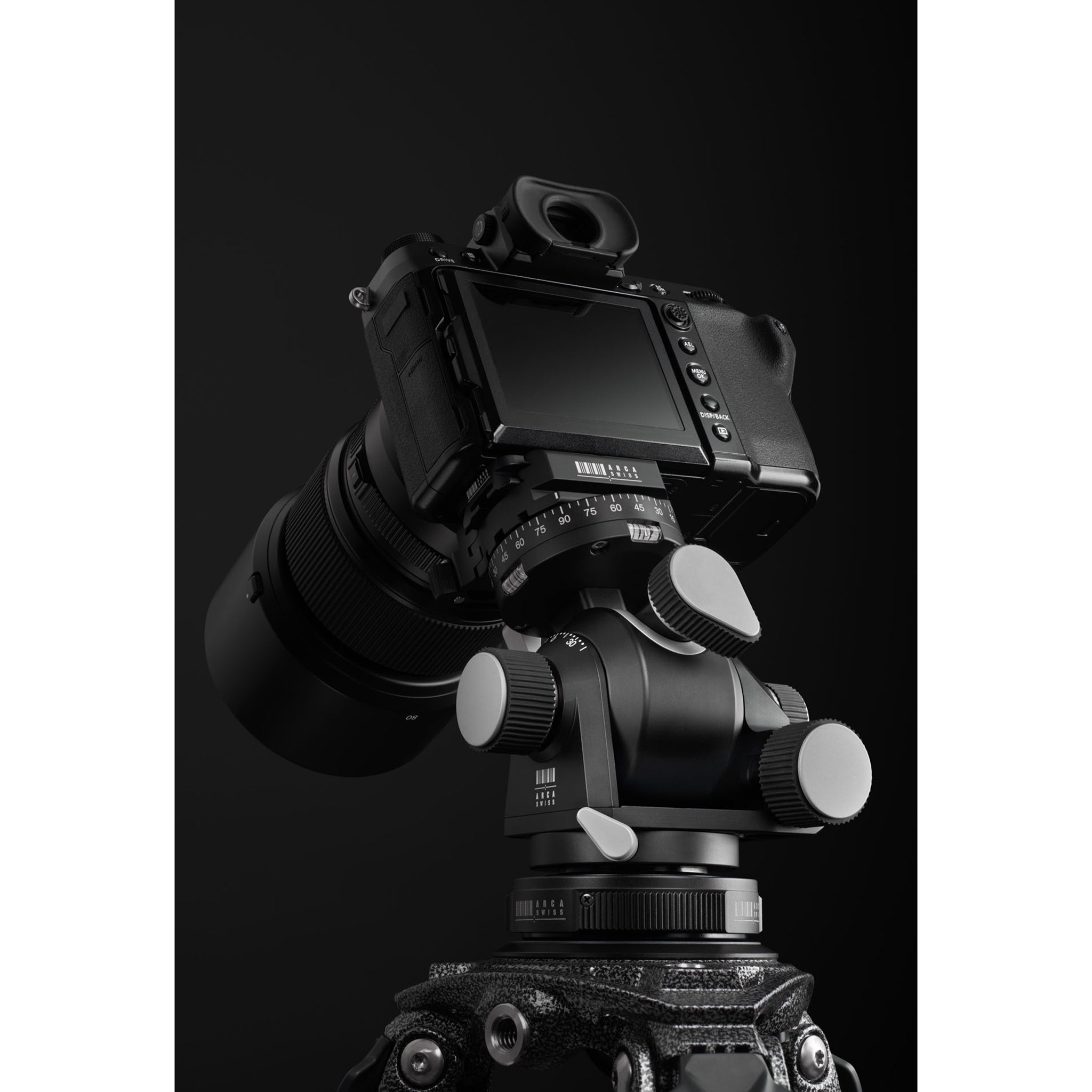 Arca Swiss D4 Geared Tripod Head with Quickset Classic Device