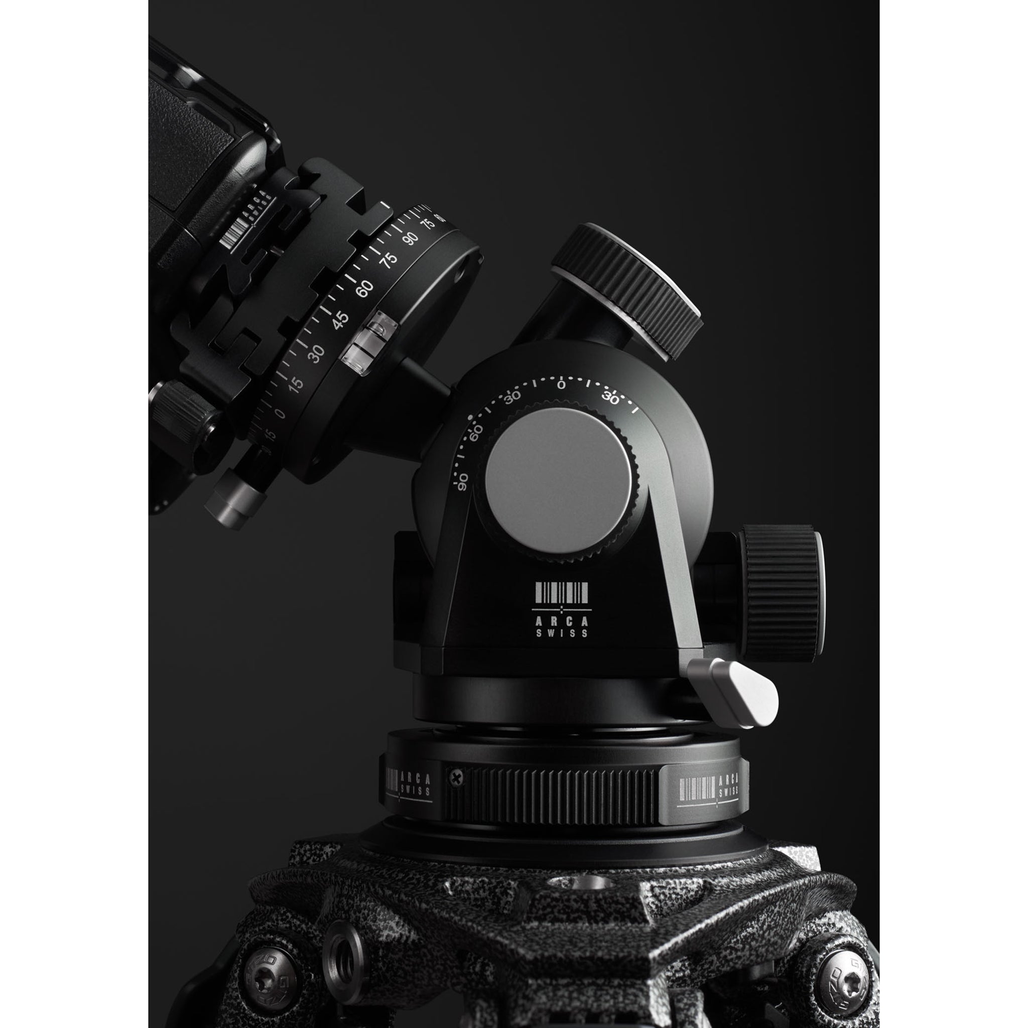 Arca Swiss D4 GP Geared Panning Tripod Head with MonoballFix Device