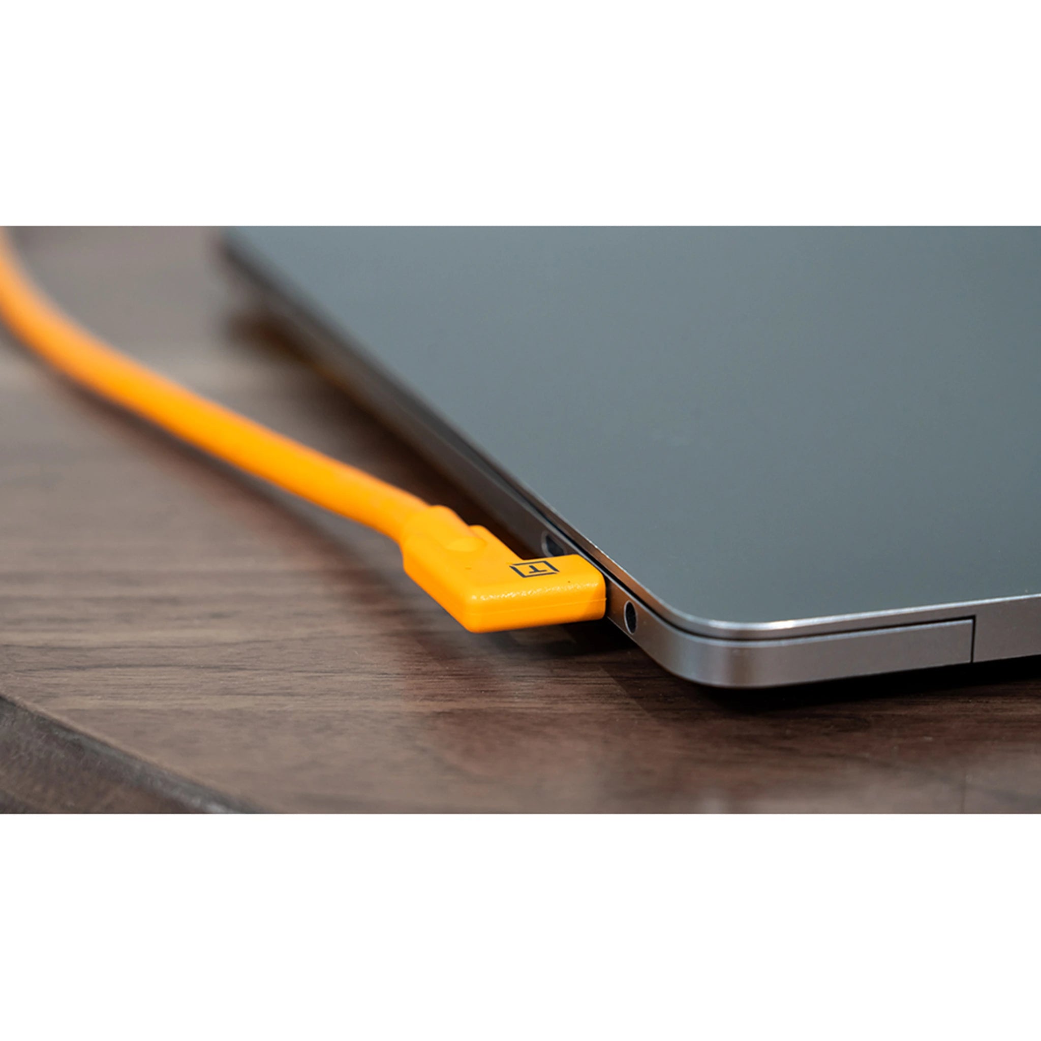 TetherTools TetherPro USB-C to USB-C Dual Right Angle Cable Orange CUC15RT2RT-ORG