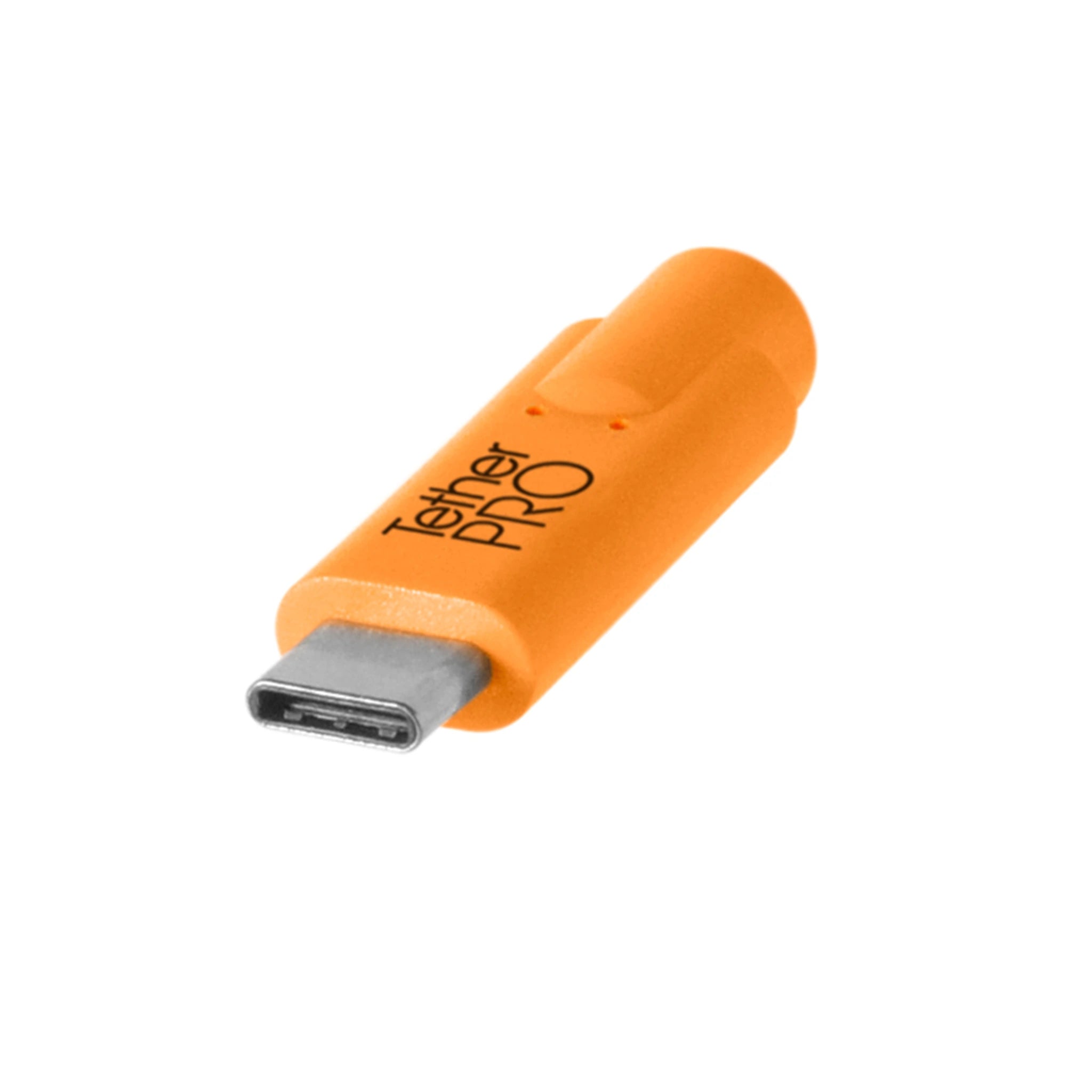 TetherTools CUCA415-ORG Adaptador TetherPro USB-C a USB hembra (extensor), cable naranja de 15' (4,6 m)