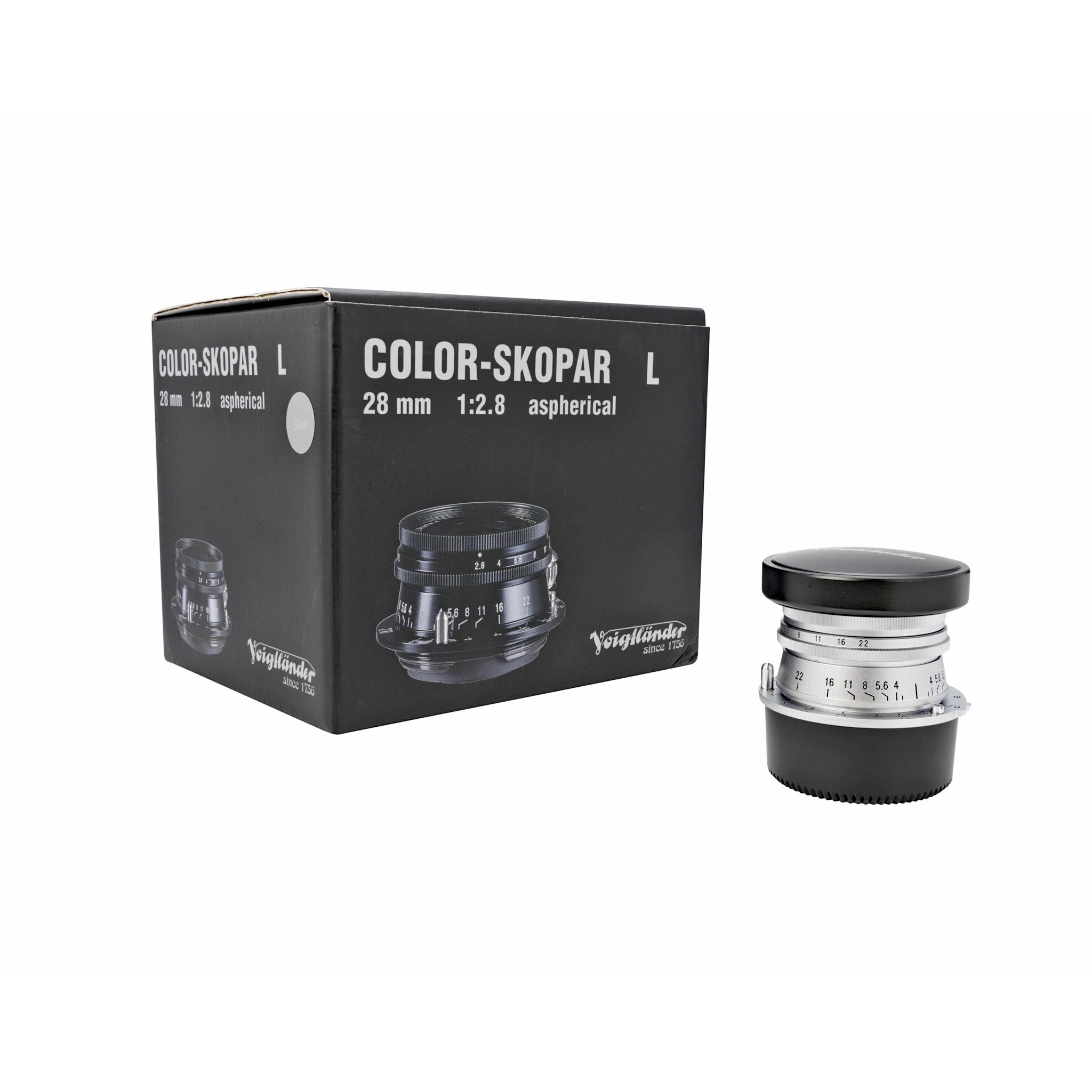 Ex-Demo Voigtlander 28mm f2.8 COLOR-SKOPAR Aspherical L39 Screw Fit Lens Type I Silver (Copy)