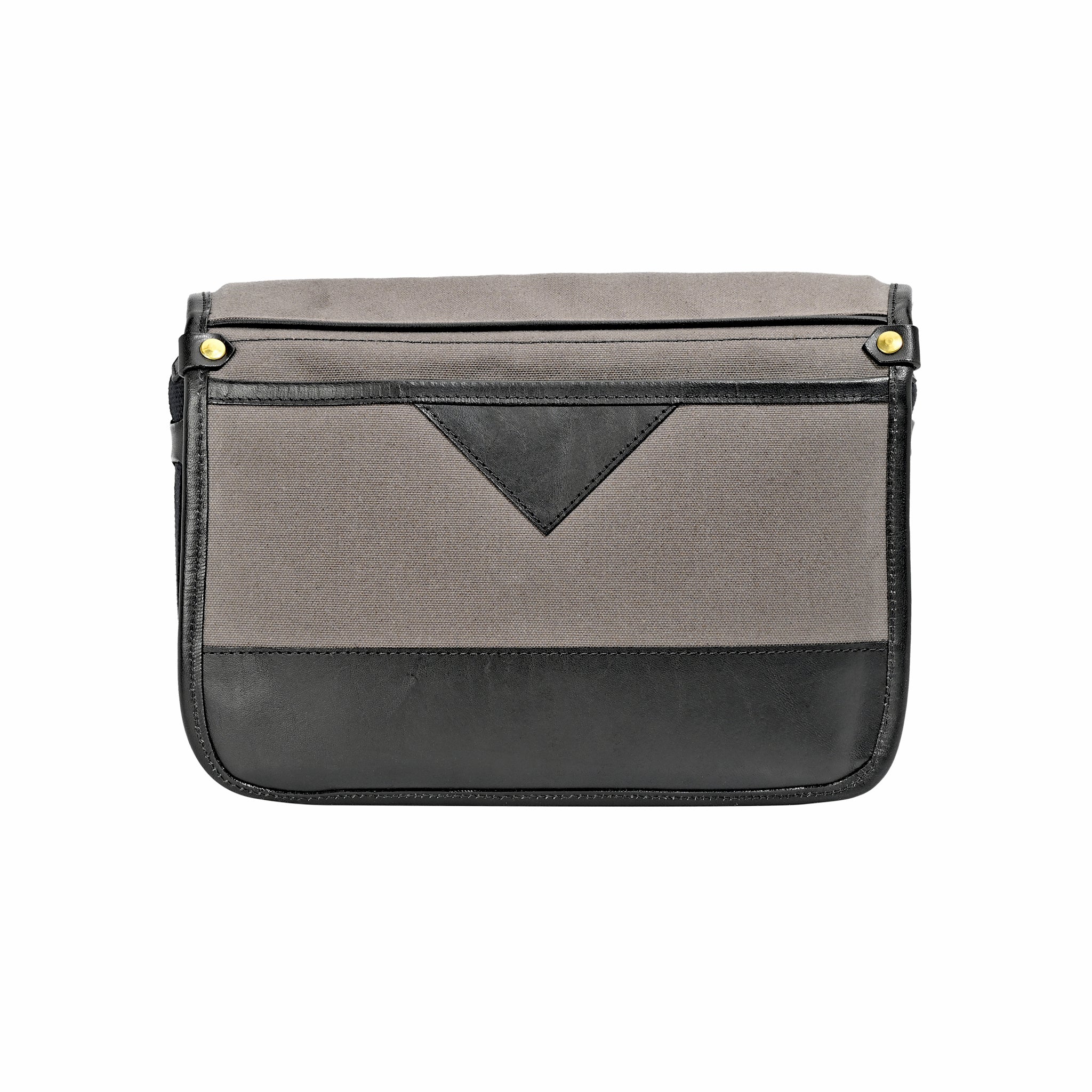 Sacoche Fogg B-Laika Tissu gris foncé et cuir noir