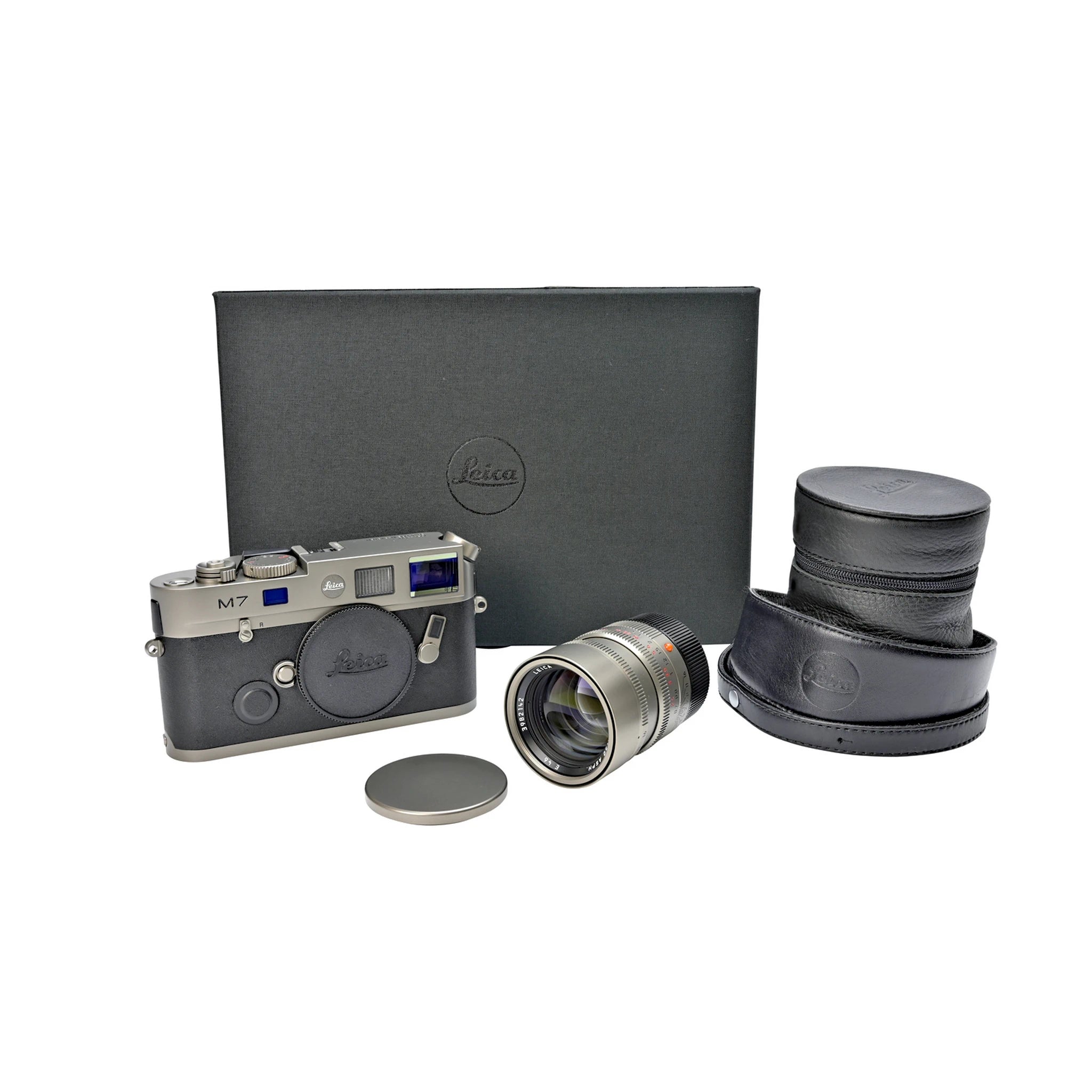 Pre-Owned Leica M7 Titanium with Summilux 50mm F/1.4 - 50 Years Edition