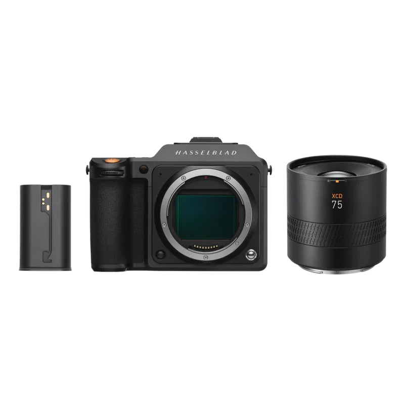 Hasselblad X2D 100C + XCD 75P Lightweight Portrait Lens Kit