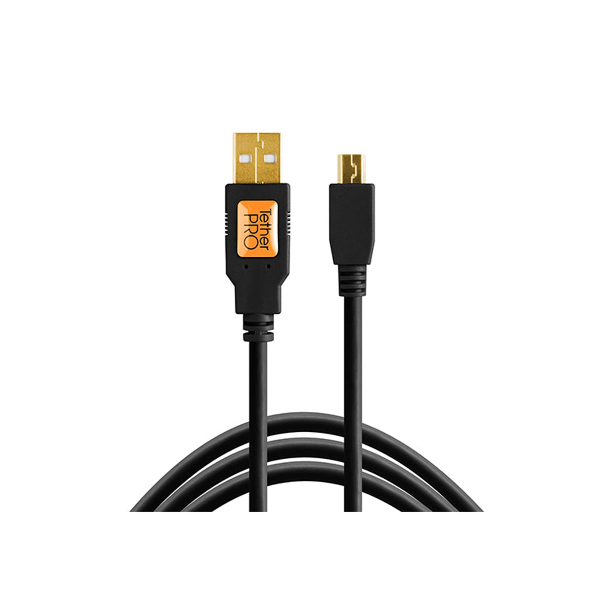 TetherTools CU5401 TetherPro USB 2.0 A Male to Mini-B 5 Pin 1' (0.3m) Cable