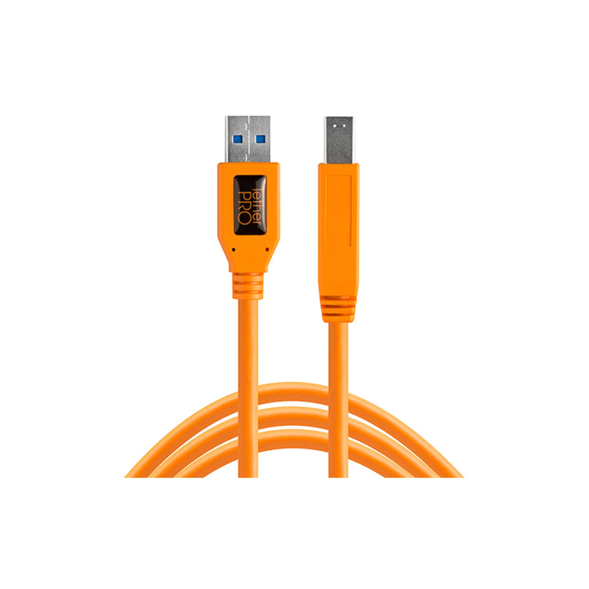 TetherTools CU5460ORG TetherPro USB 3.0 SuperSpeed 15' (4.6m) A to B Cable