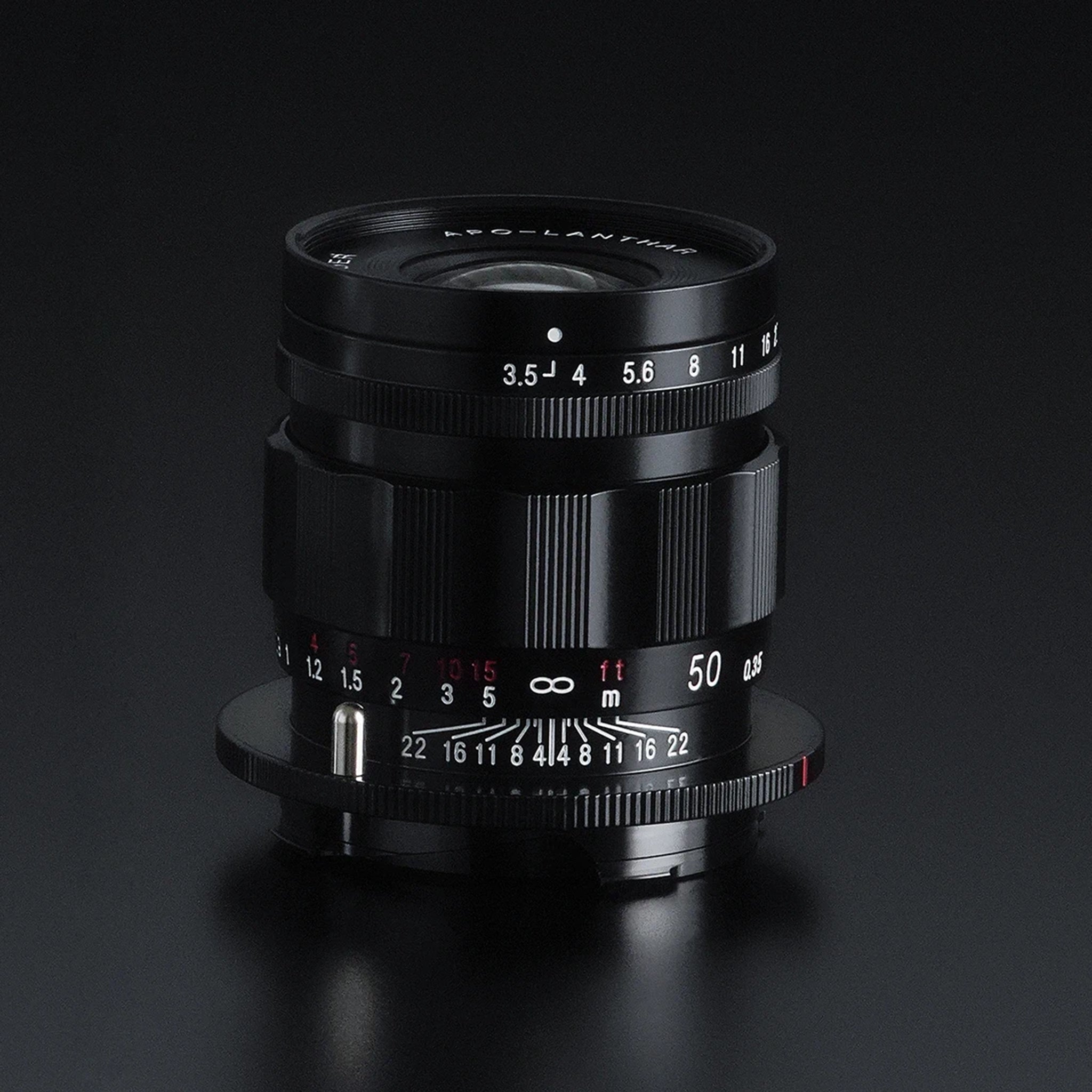 Voigtlander 50mm f3.5 APO-LANTHAR VM Type II Black Lens
