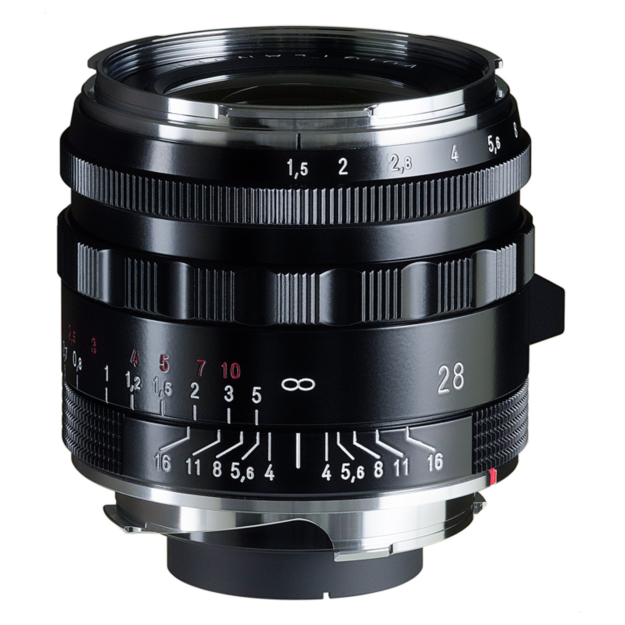 Voigtlander 28mm f1.5 VM Nokton Vintage Line ASPH Type II Lens Black