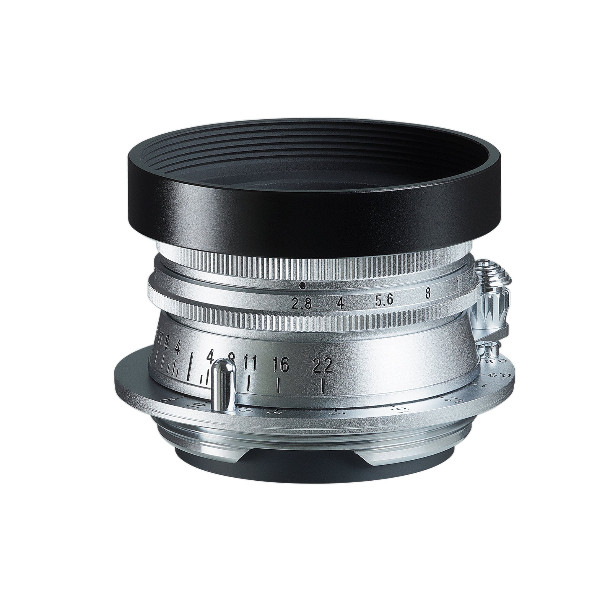 Voigtlander 40mm f2.8 Heliar Aspherical L39 Screw Fit Lens Silver