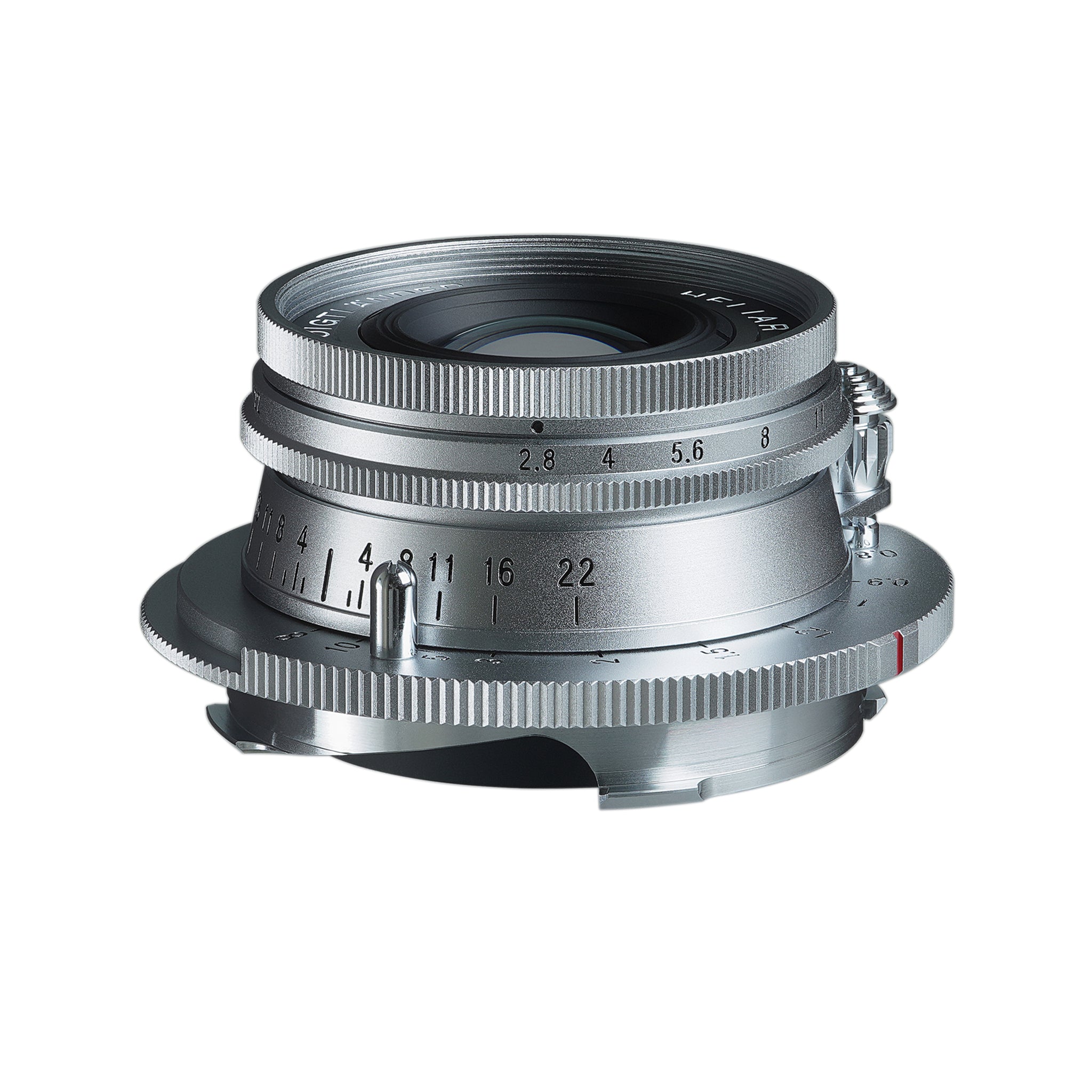 Voigtlander 40mm f2.8 Heliar Aspherical VM Lens Silver